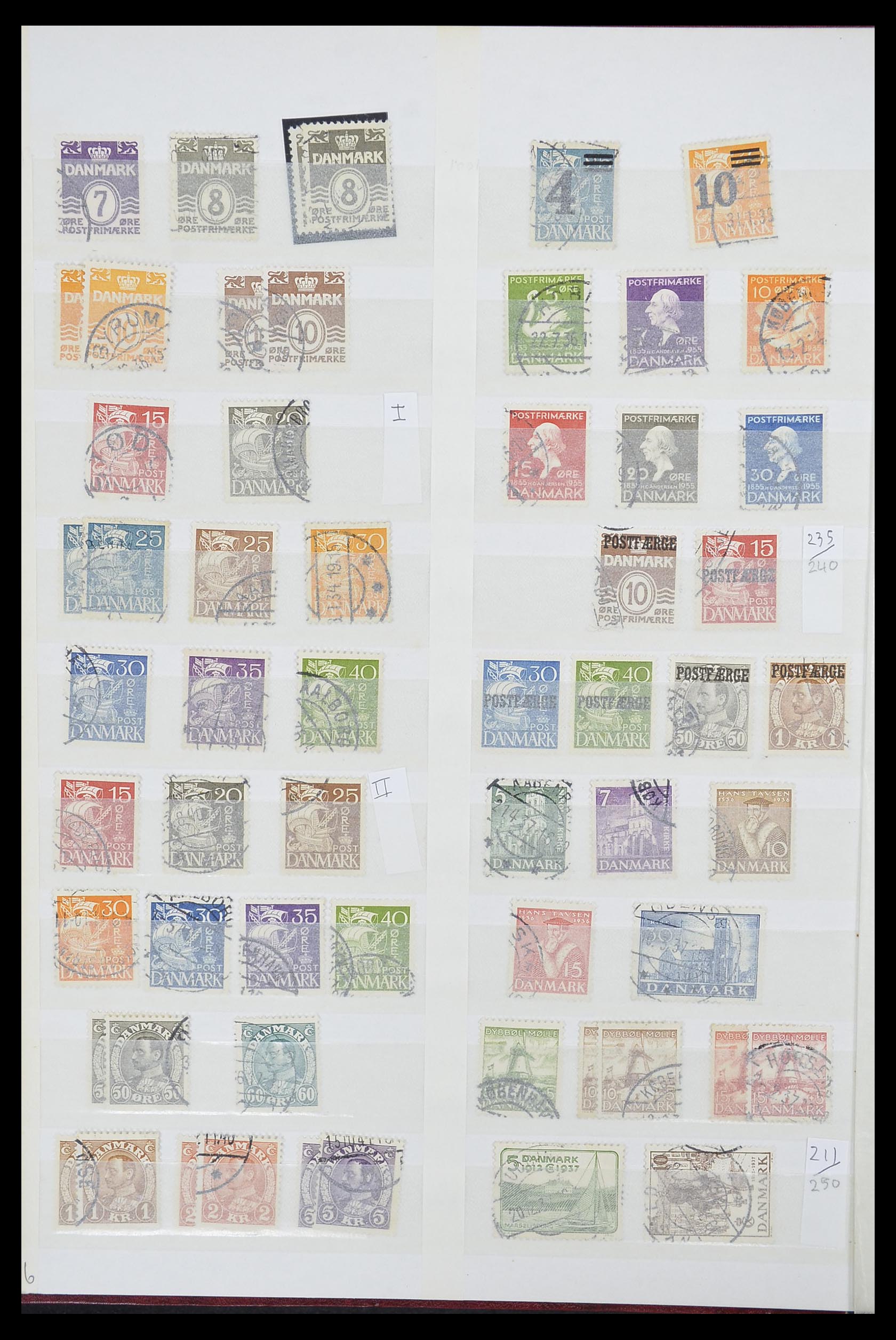 33376 006 - Postzegelverzameling 33376 Denemarken 1851-2007.