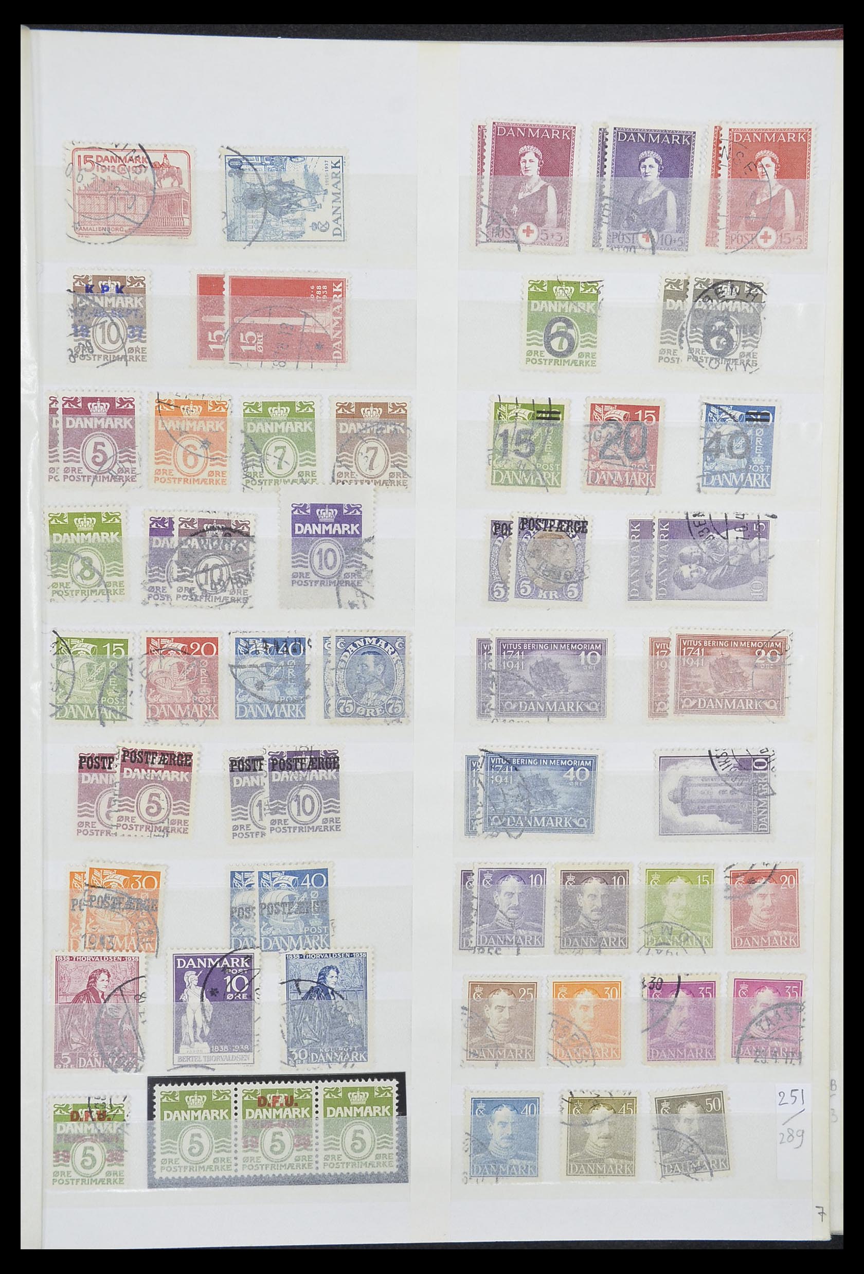 33376 007 - Postzegelverzameling 33376 Denemarken 1851-2007.