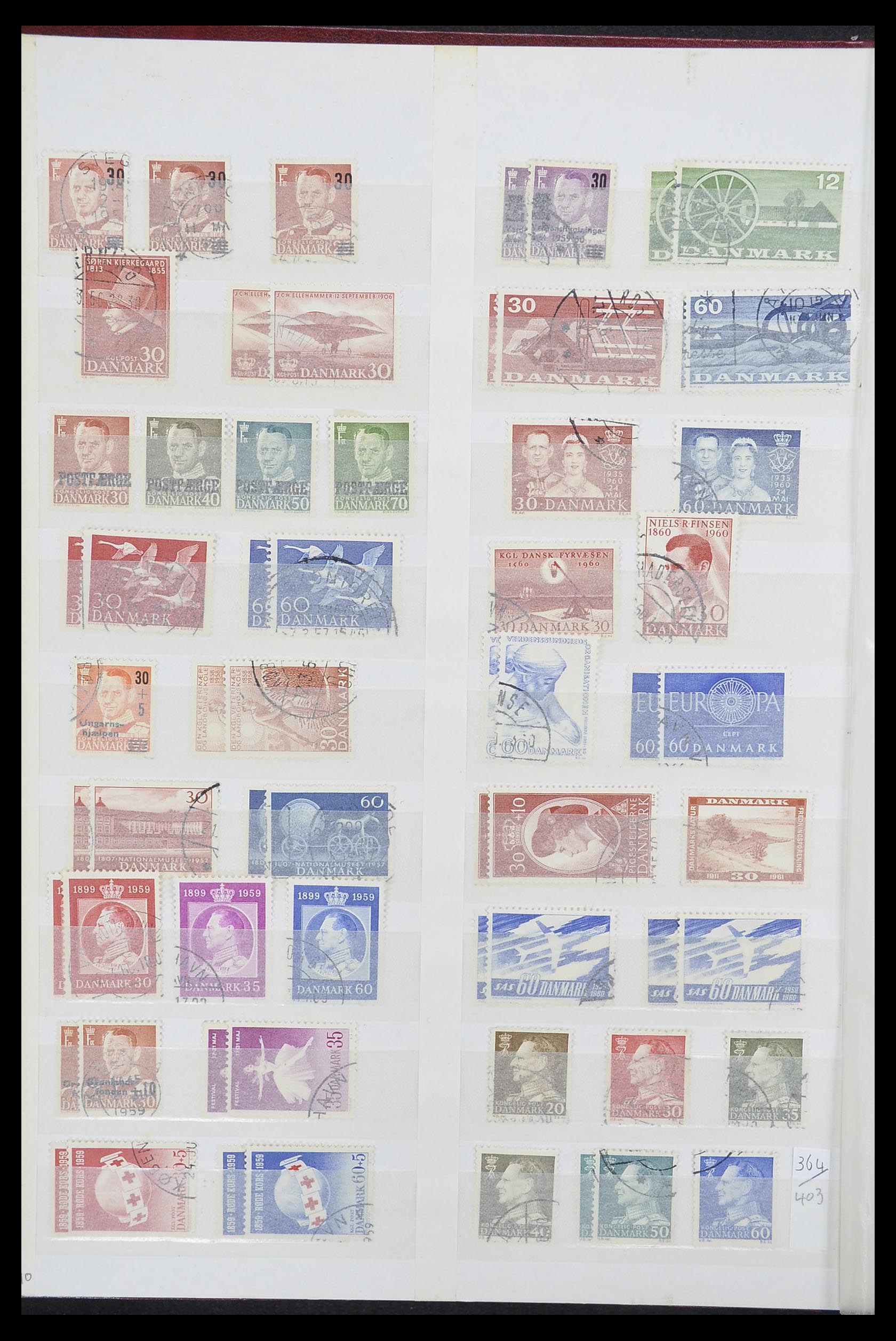 33376 010 - Postzegelverzameling 33376 Denemarken 1851-2007.