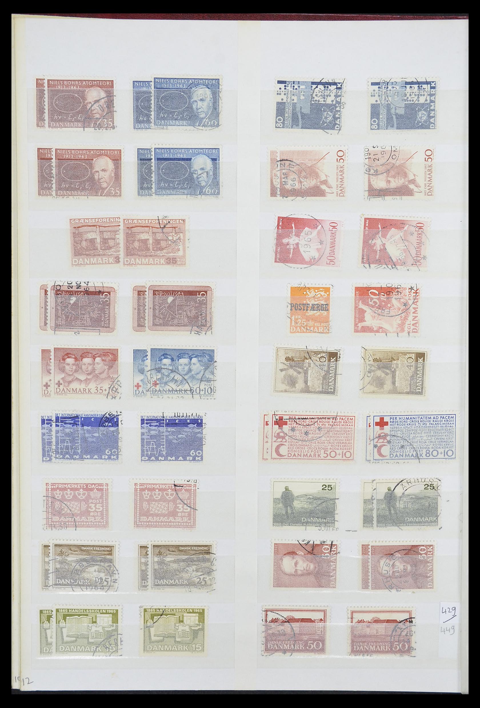 33376 012 - Postzegelverzameling 33376 Denemarken 1851-2007.