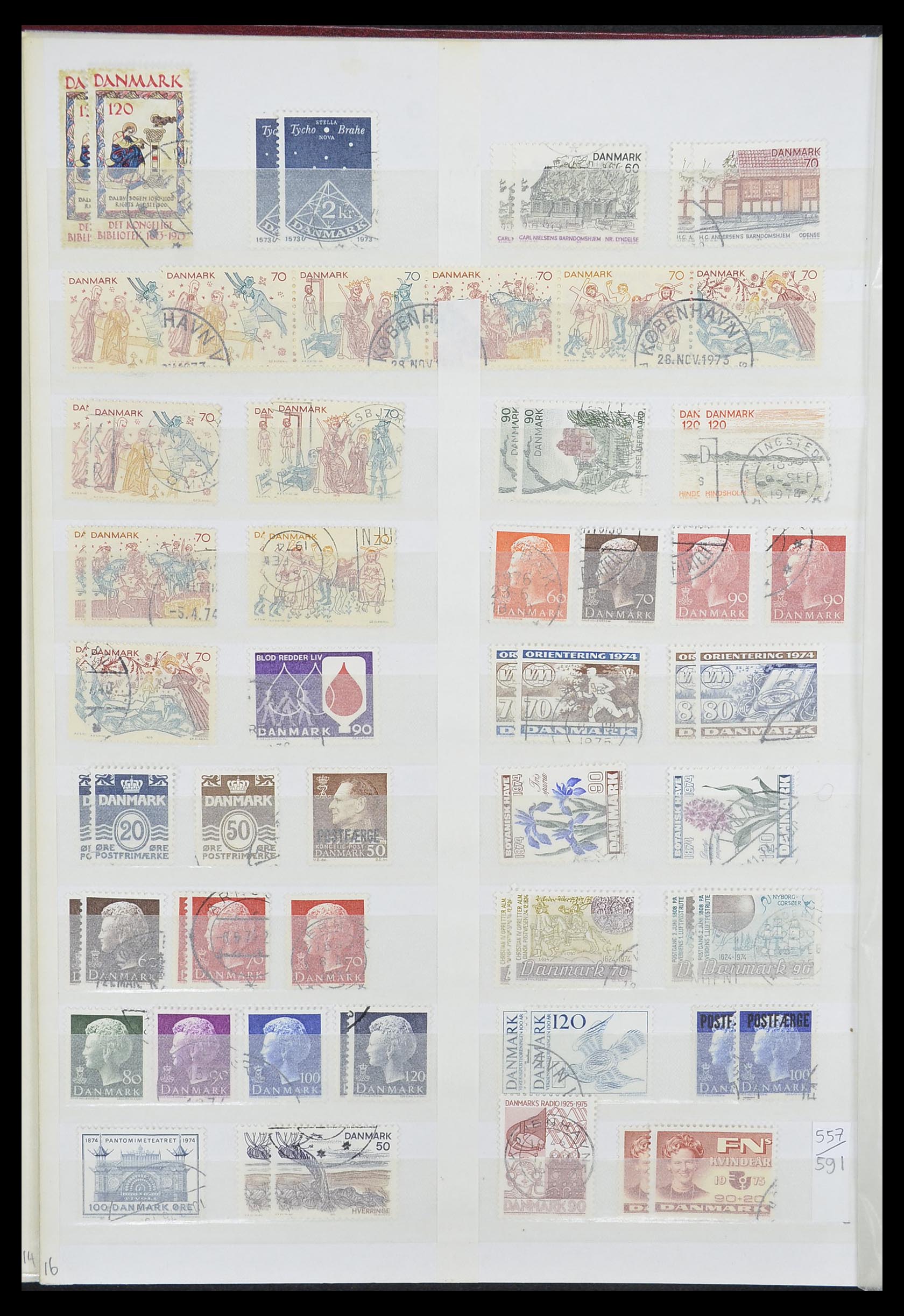 33376 016 - Postzegelverzameling 33376 Denemarken 1851-2007.