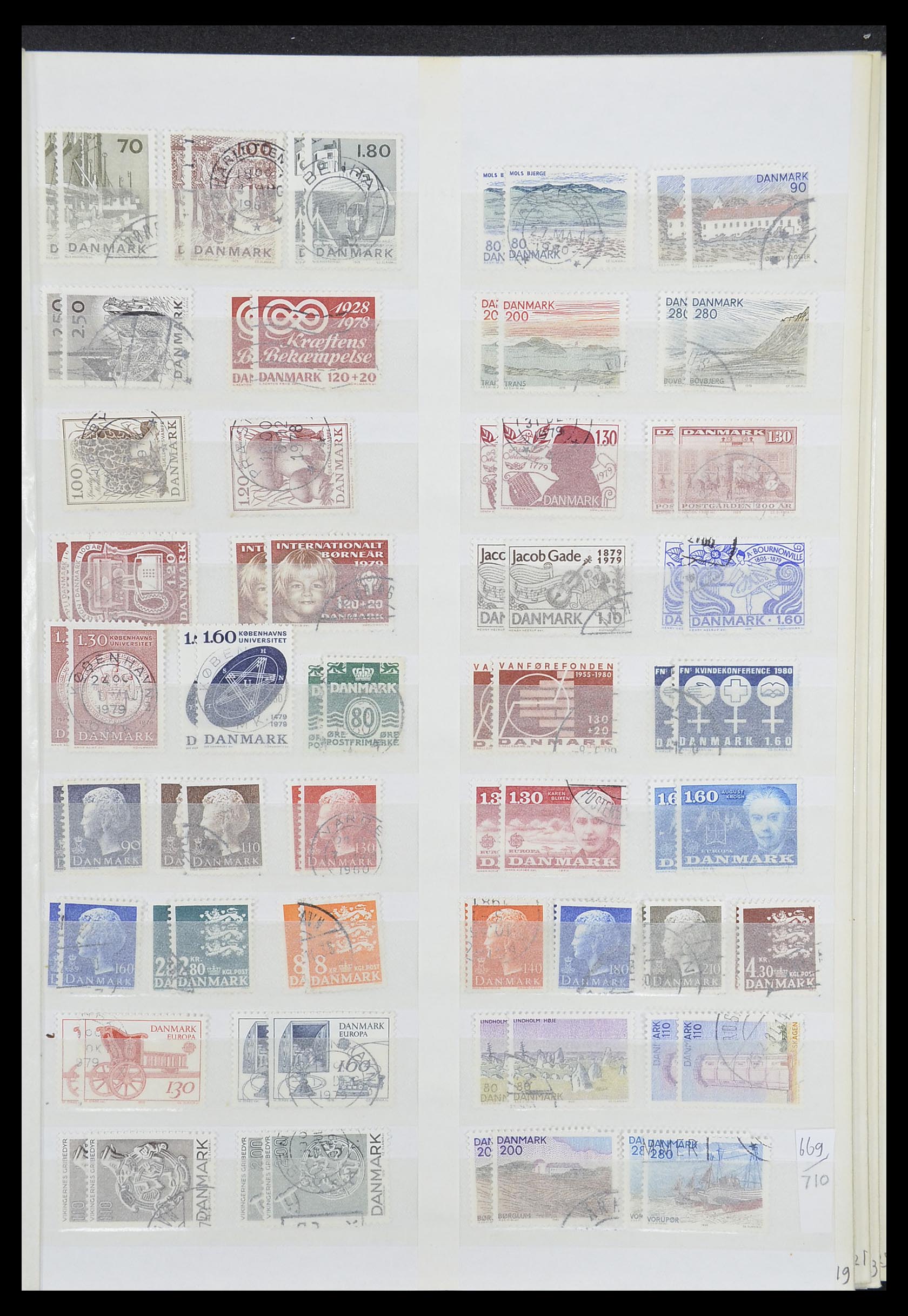 33376 019 - Postzegelverzameling 33376 Denemarken 1851-2007.
