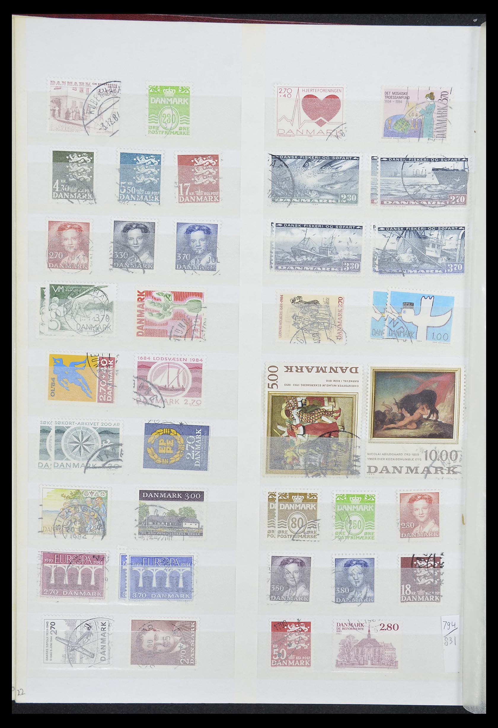 33376 022 - Postzegelverzameling 33376 Denemarken 1851-2007.