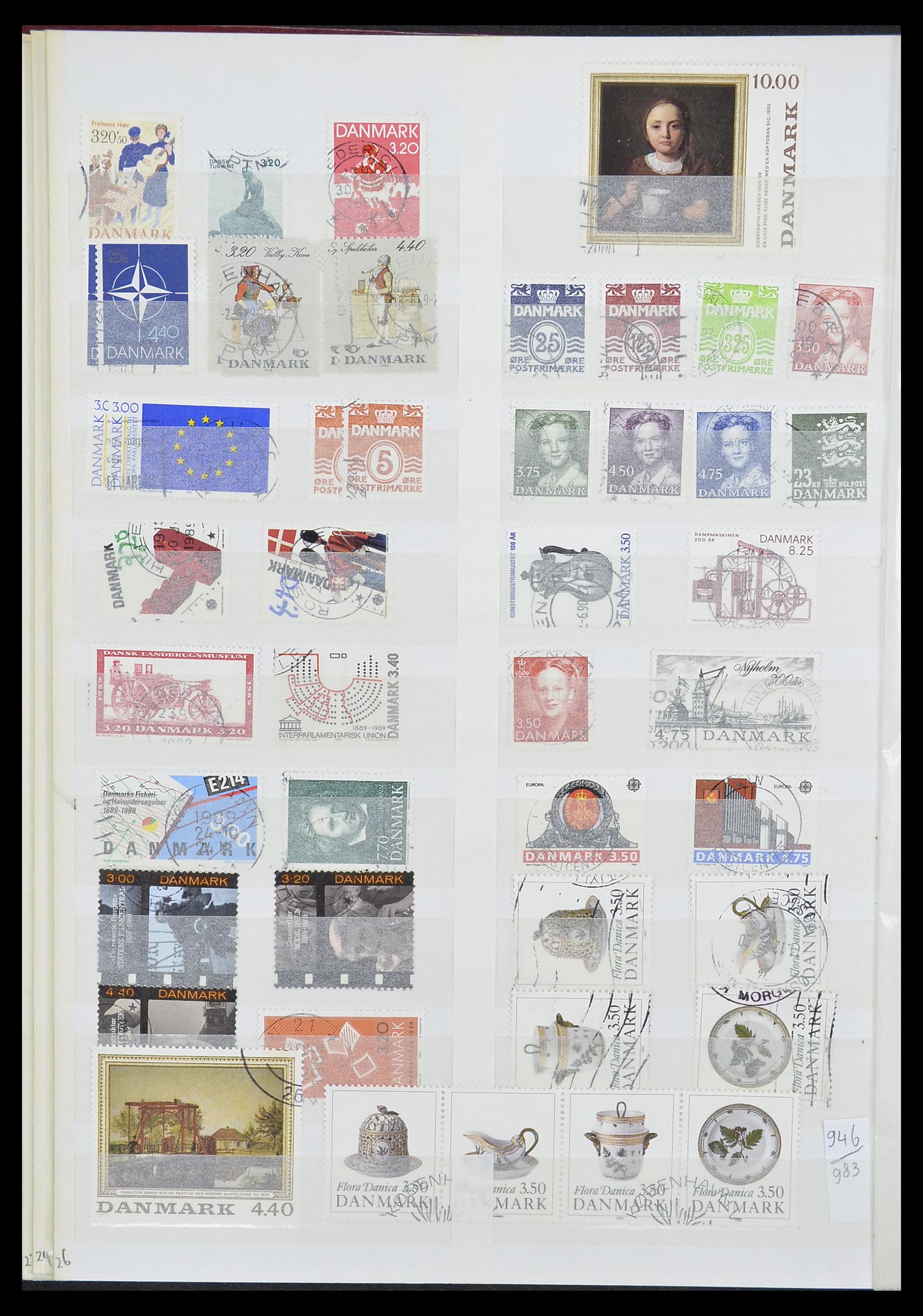 33376 026 - Postzegelverzameling 33376 Denemarken 1851-2007.