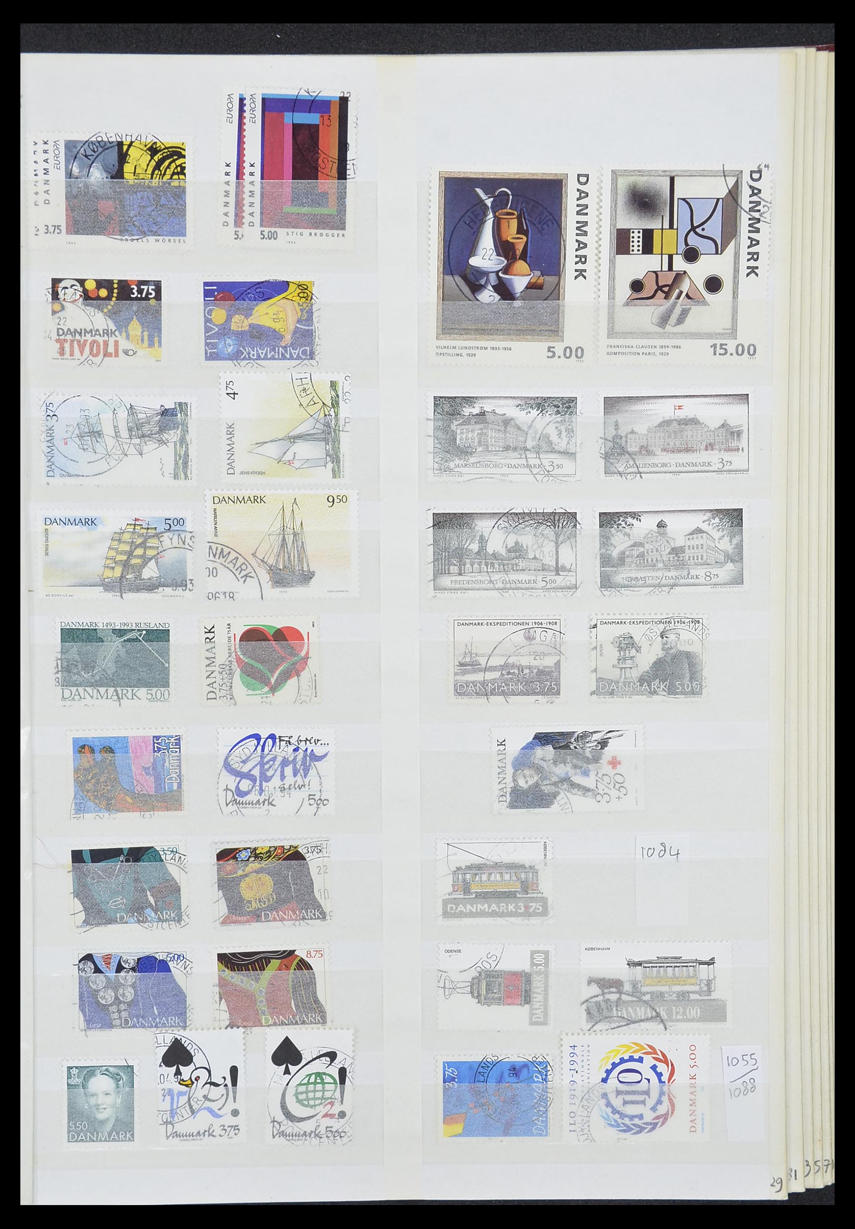 33376 029 - Postzegelverzameling 33376 Denemarken 1851-2007.