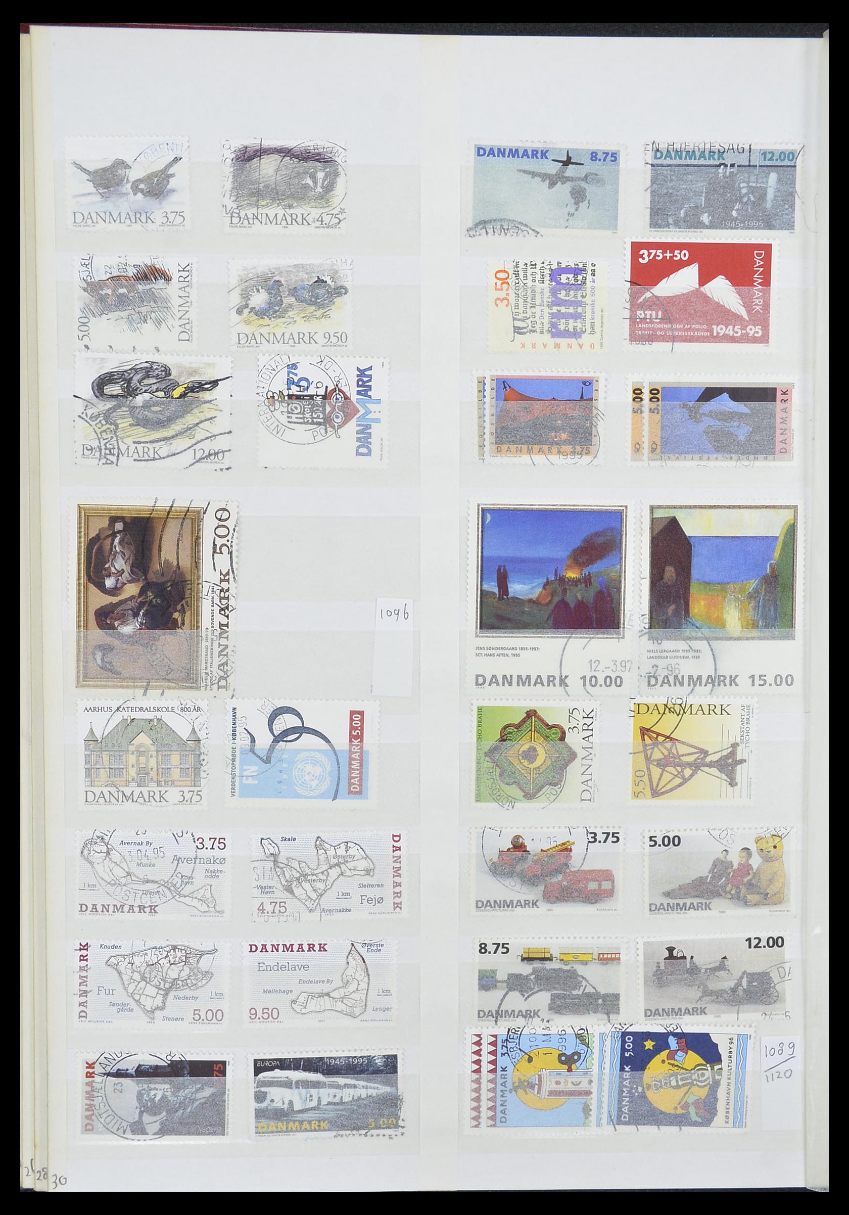 33376 030 - Postzegelverzameling 33376 Denemarken 1851-2007.