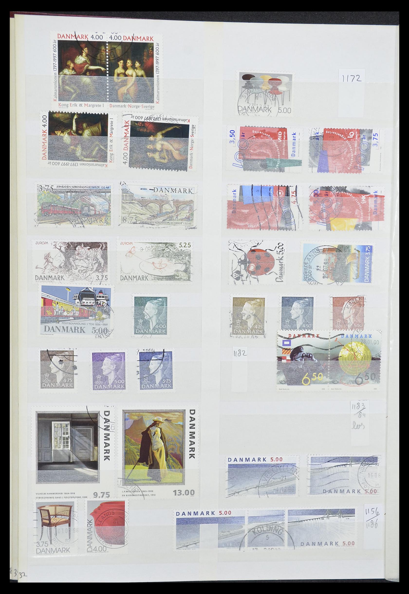 33376 032 - Postzegelverzameling 33376 Denemarken 1851-2007.