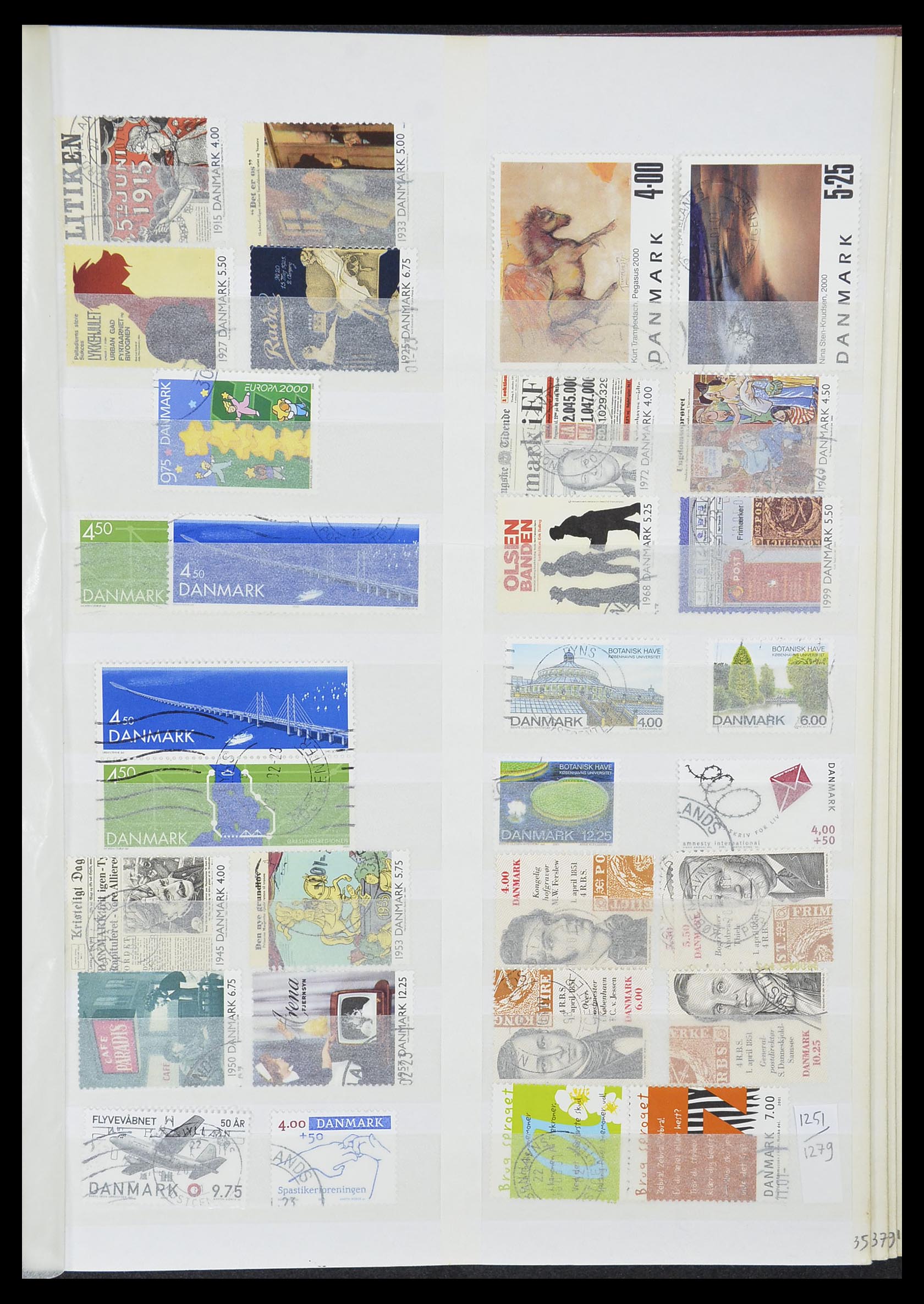 33376 035 - Postzegelverzameling 33376 Denemarken 1851-2007.