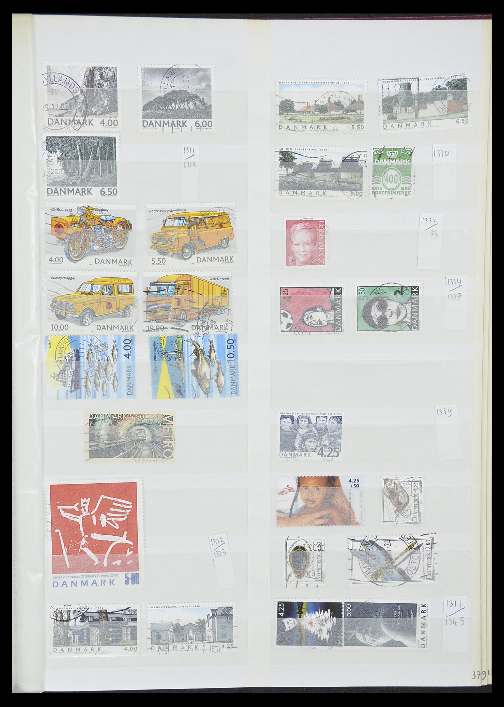 33376 036 - Postzegelverzameling 33376 Denemarken 1851-2007.