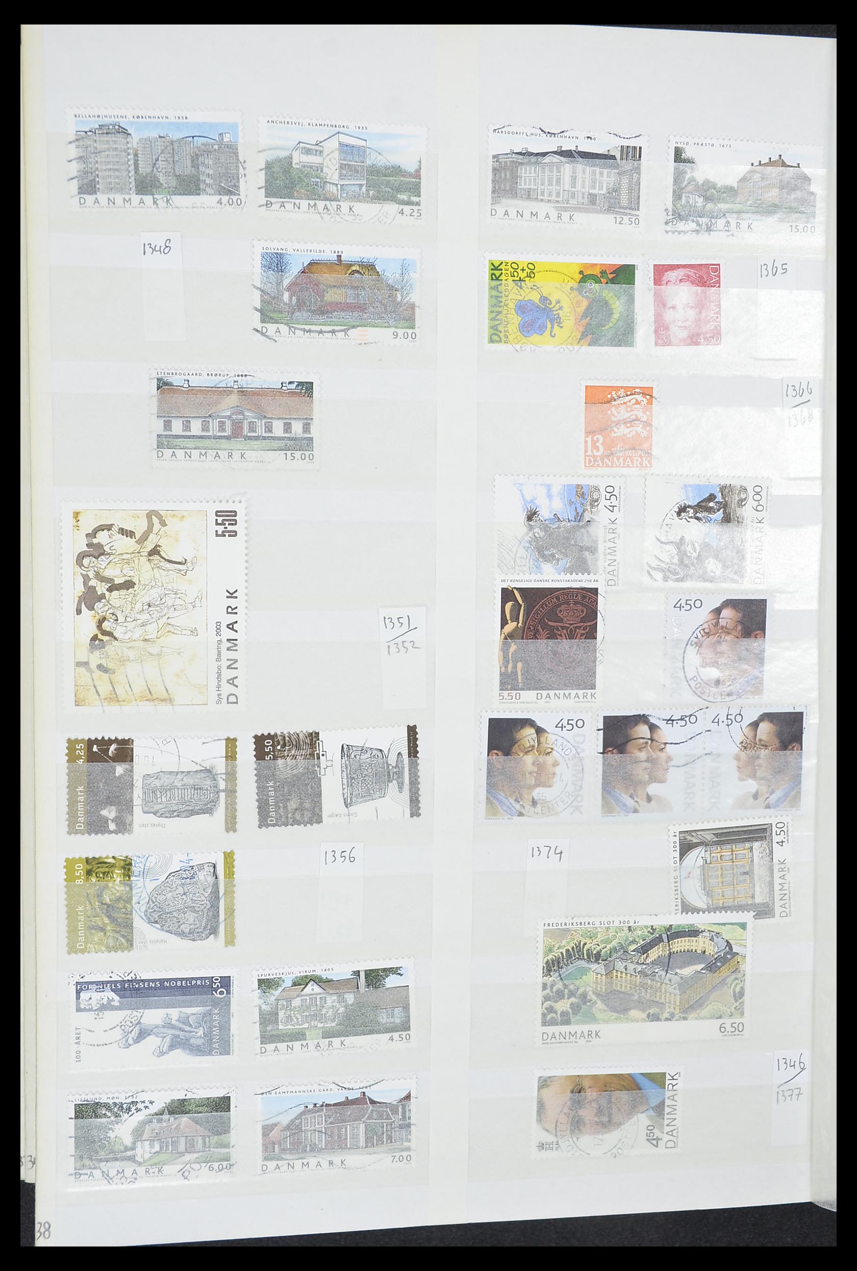 33376 038 - Postzegelverzameling 33376 Denemarken 1851-2007.