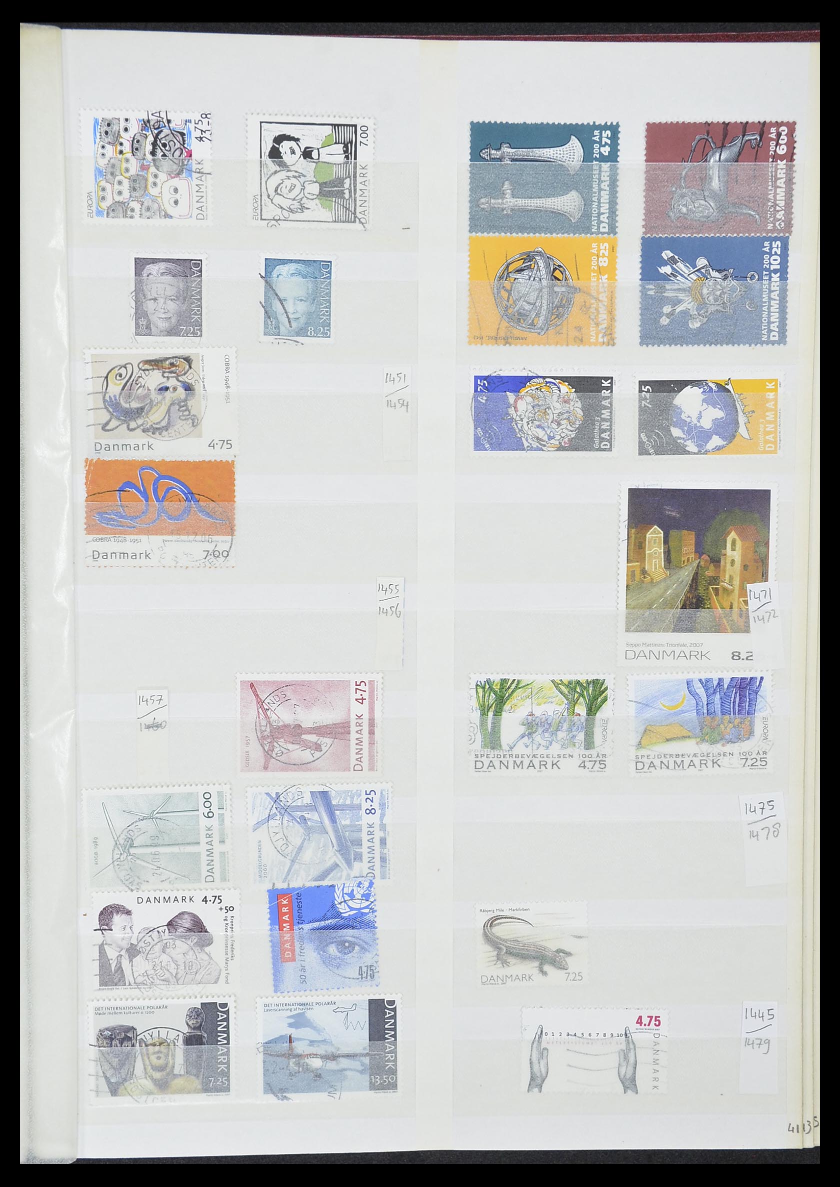 33376 040 - Postzegelverzameling 33376 Denemarken 1851-2007.