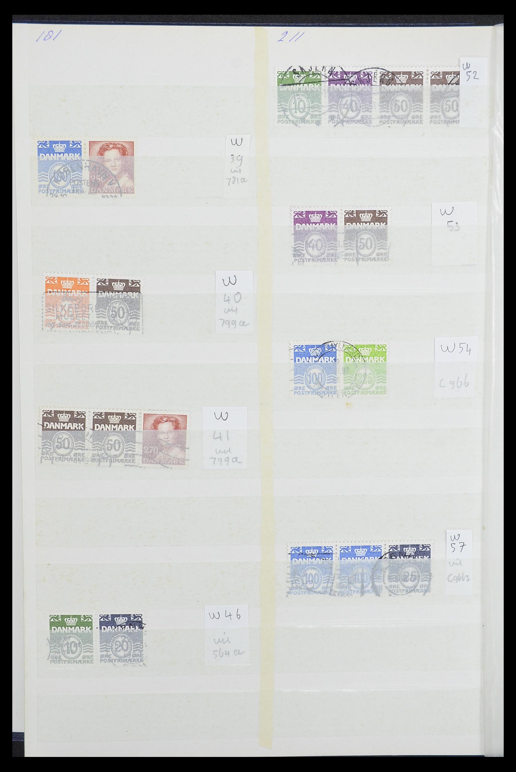 33376 056 - Postzegelverzameling 33376 Denemarken 1851-2007.