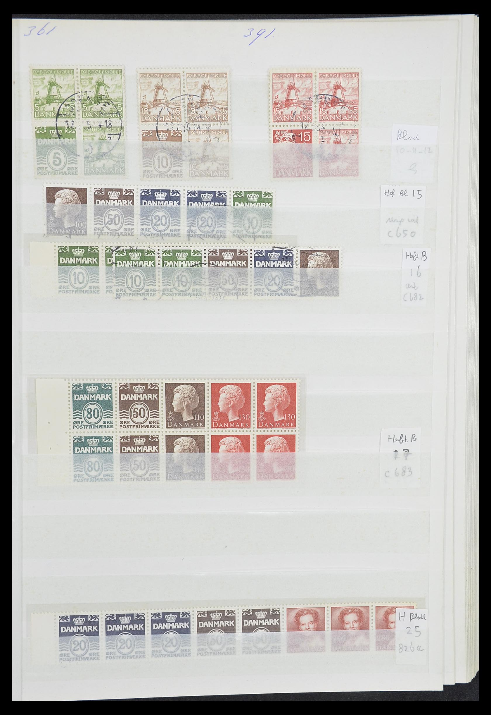 33376 059 - Postzegelverzameling 33376 Denemarken 1851-2007.