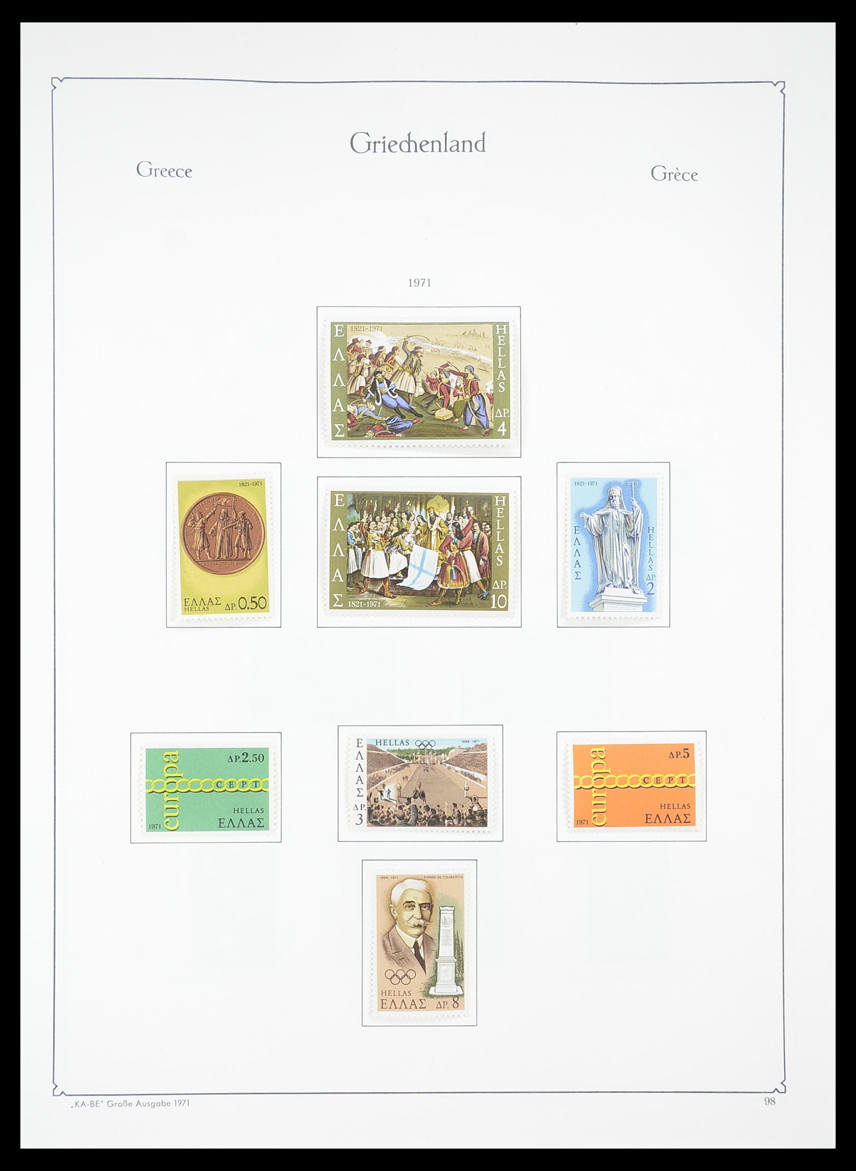 33378 094 - Postzegelverzameling 33378 Griekenland 1886-1975.