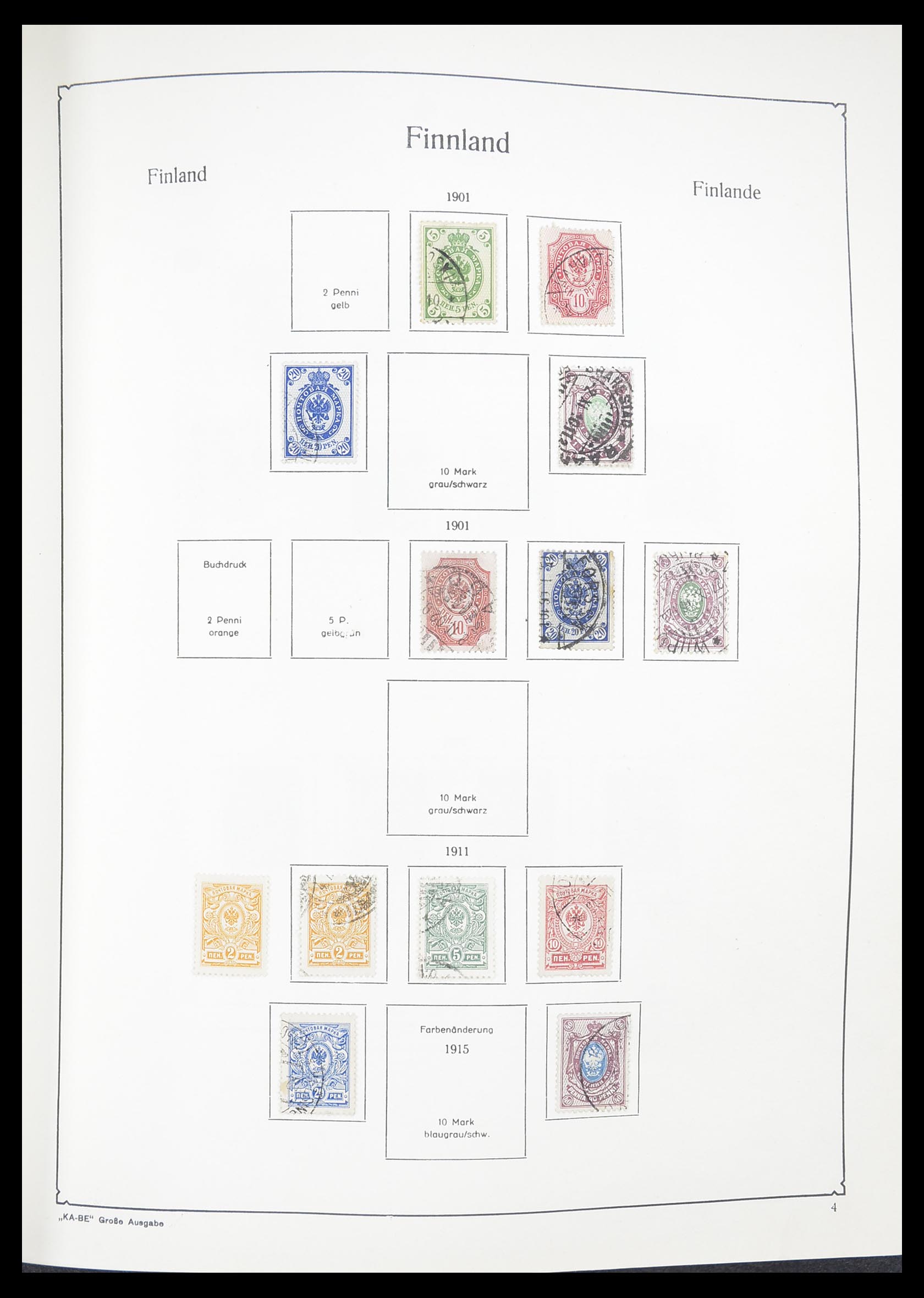 33379 004 - Postzegelverzameling 33379 Scandinavië 1856-1972.