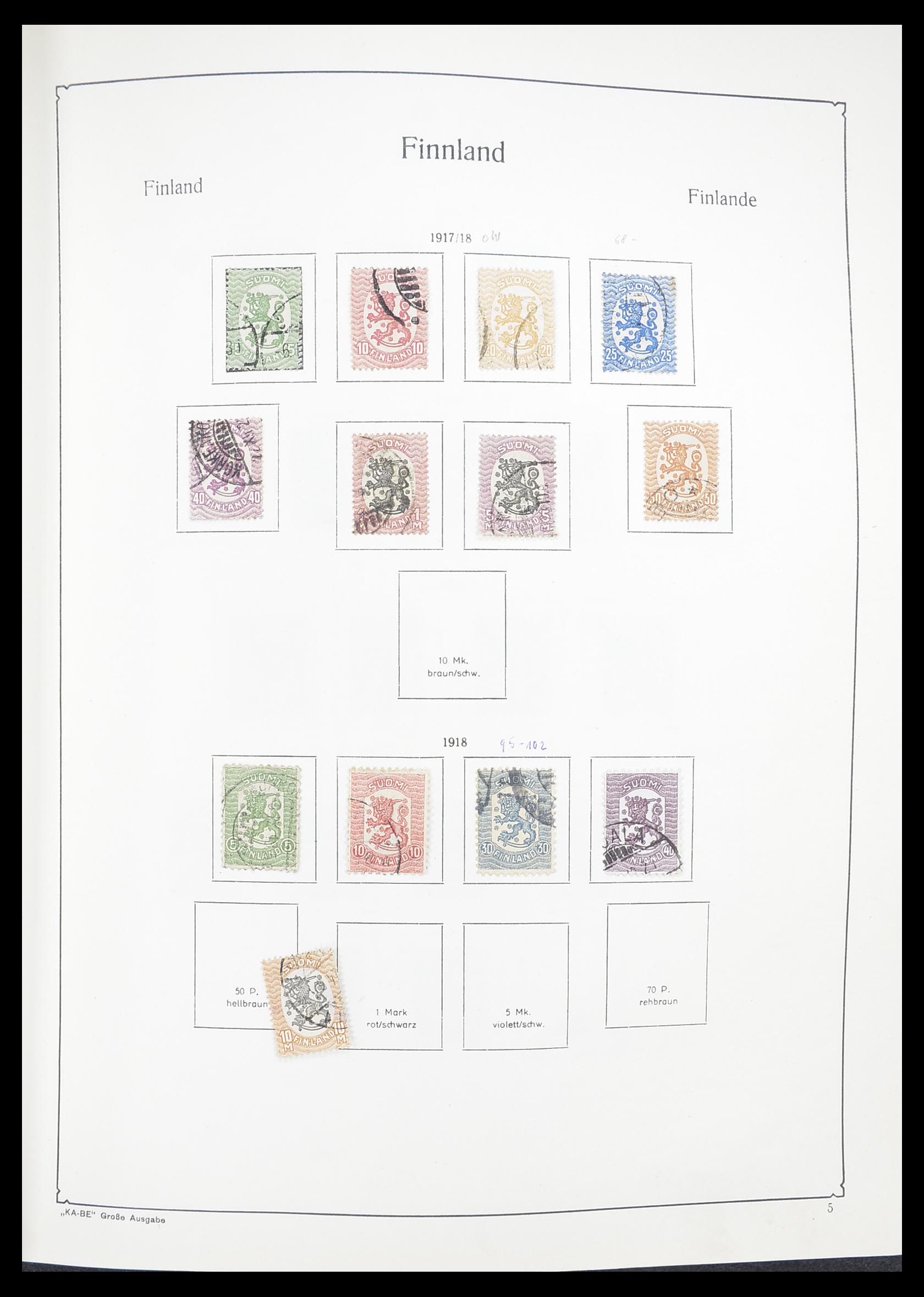33379 005 - Postzegelverzameling 33379 Scandinavië 1856-1972.