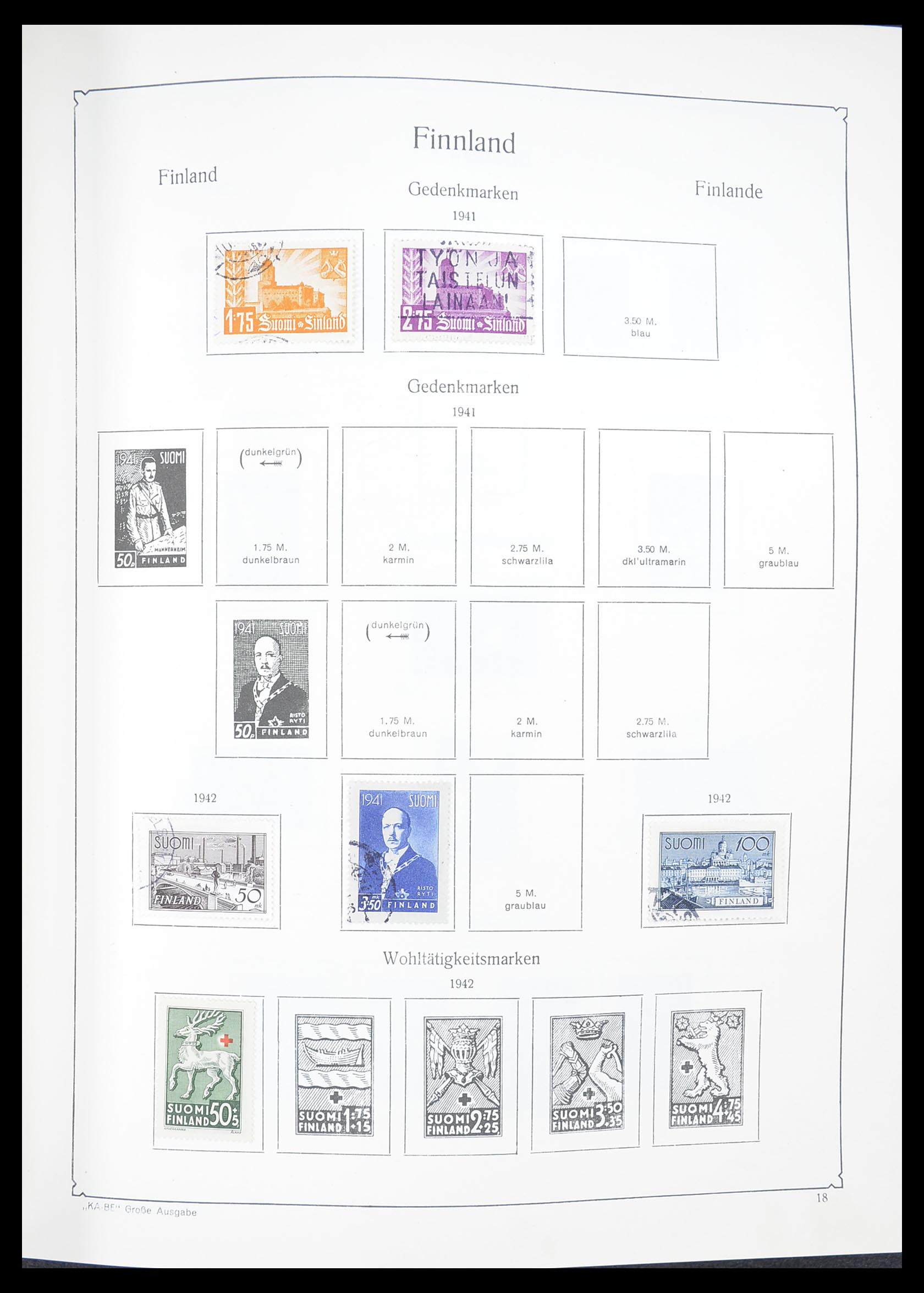 33379 017 - Postzegelverzameling 33379 Scandinavië 1856-1972.