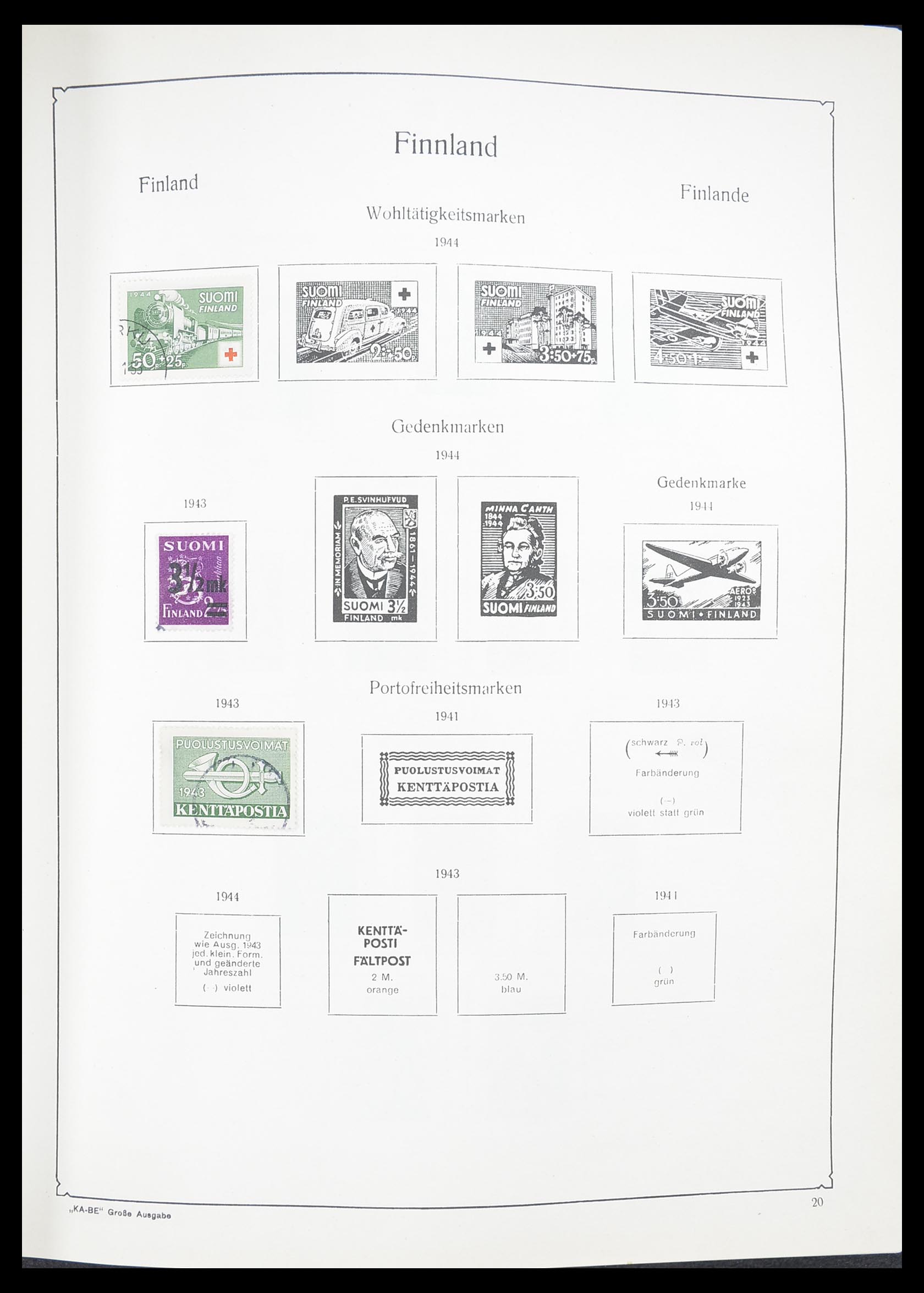 33379 019 - Postzegelverzameling 33379 Scandinavië 1856-1972.