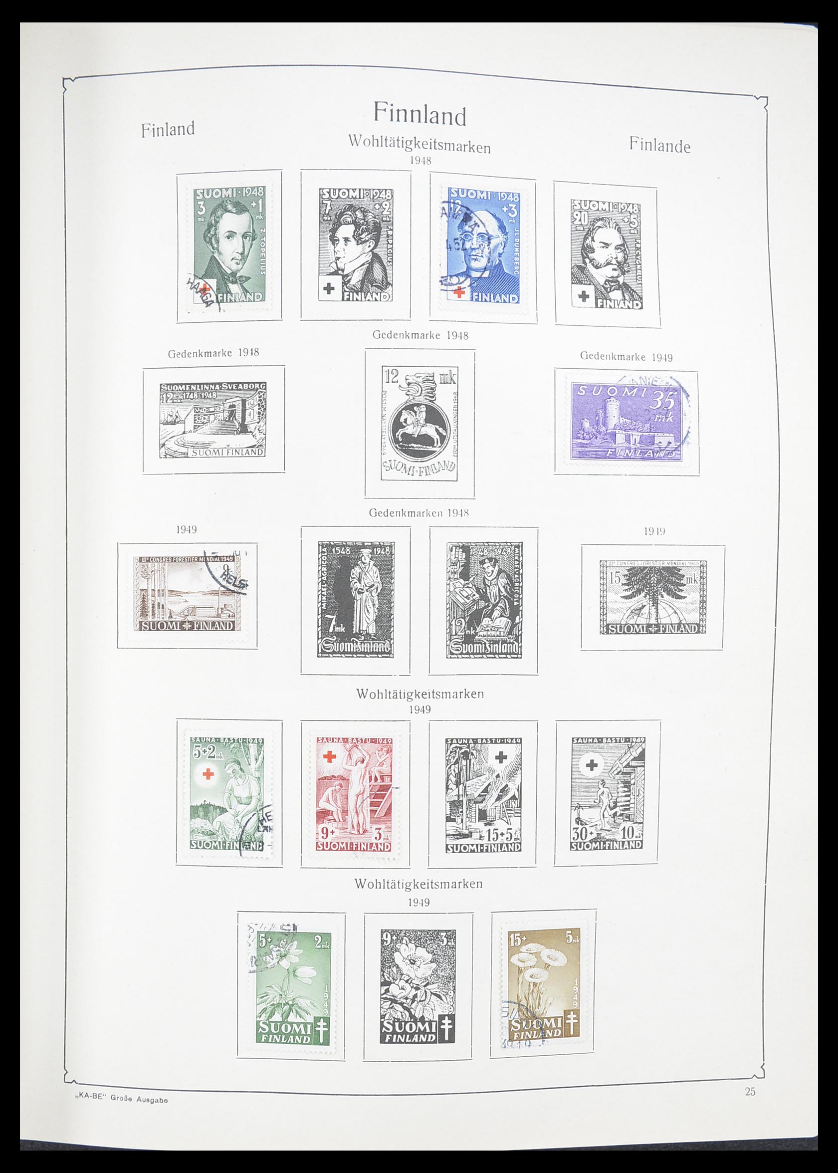 33379 024 - Postzegelverzameling 33379 Scandinavië 1856-1972.