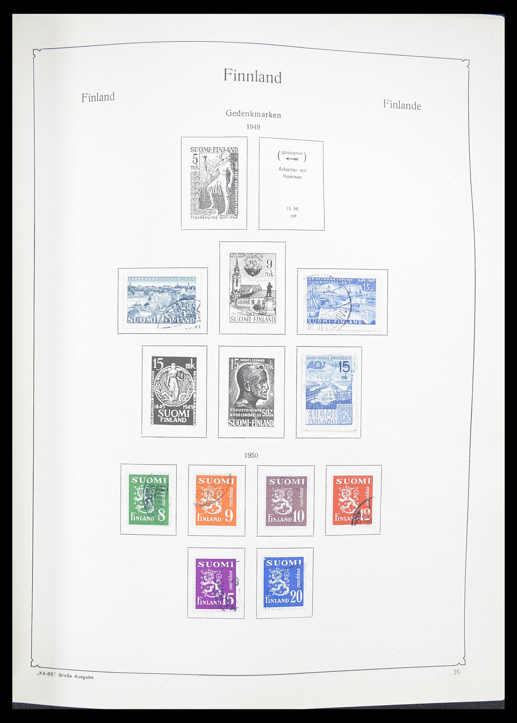 33379 025 - Postzegelverzameling 33379 Scandinavië 1856-1972.