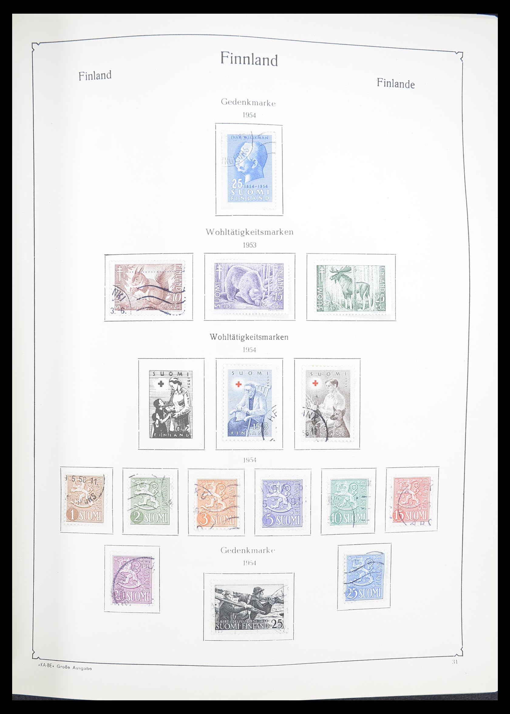 33379 030 - Stamp collection 33379 Scandinavia 1856-1972.