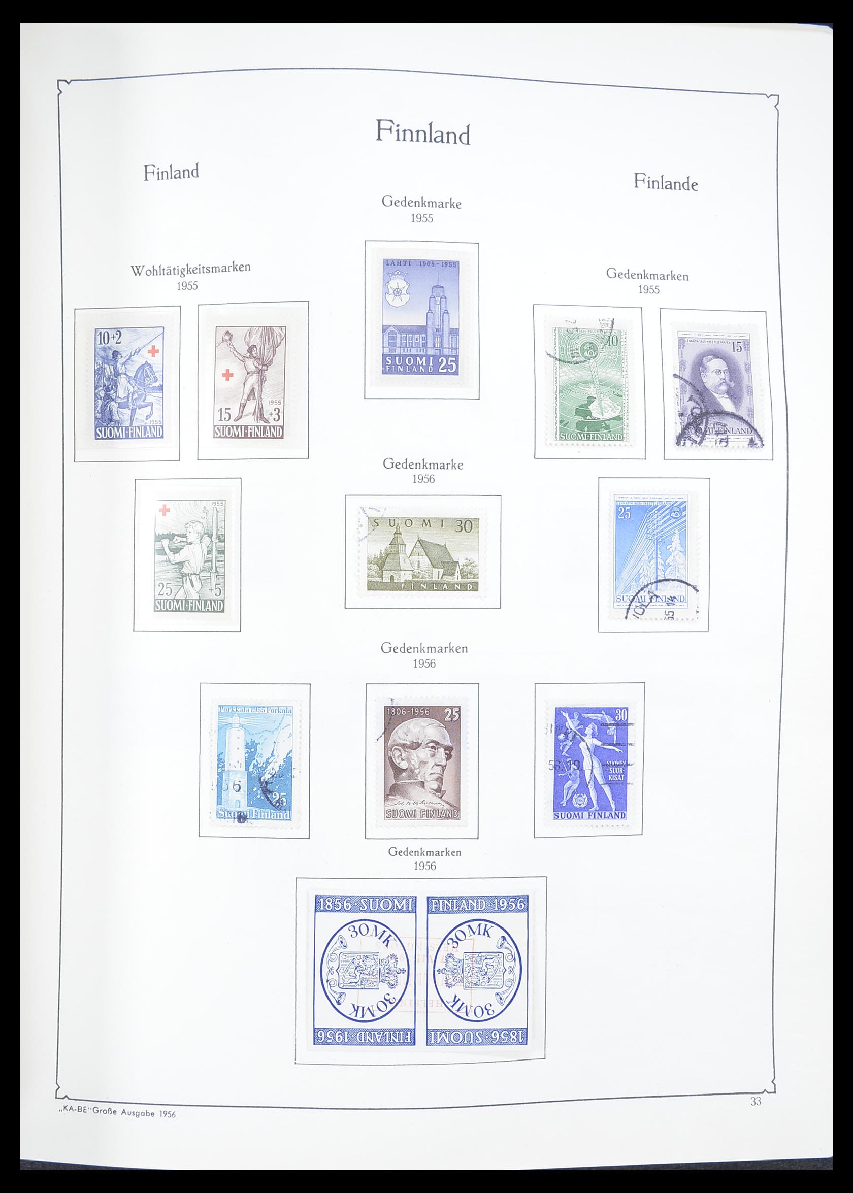 33379 032 - Postzegelverzameling 33379 Scandinavië 1856-1972.