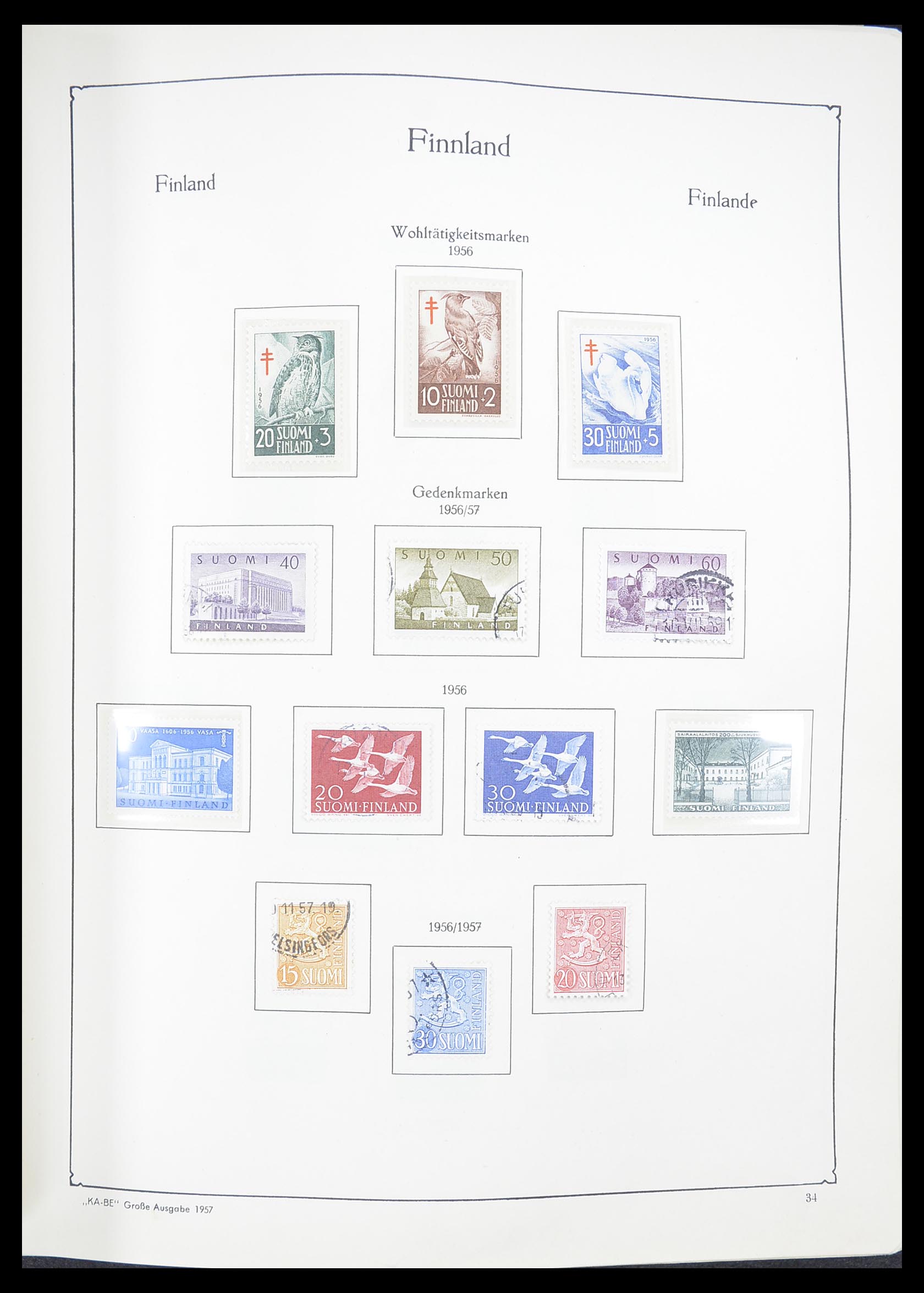 33379 033 - Postzegelverzameling 33379 Scandinavië 1856-1972.