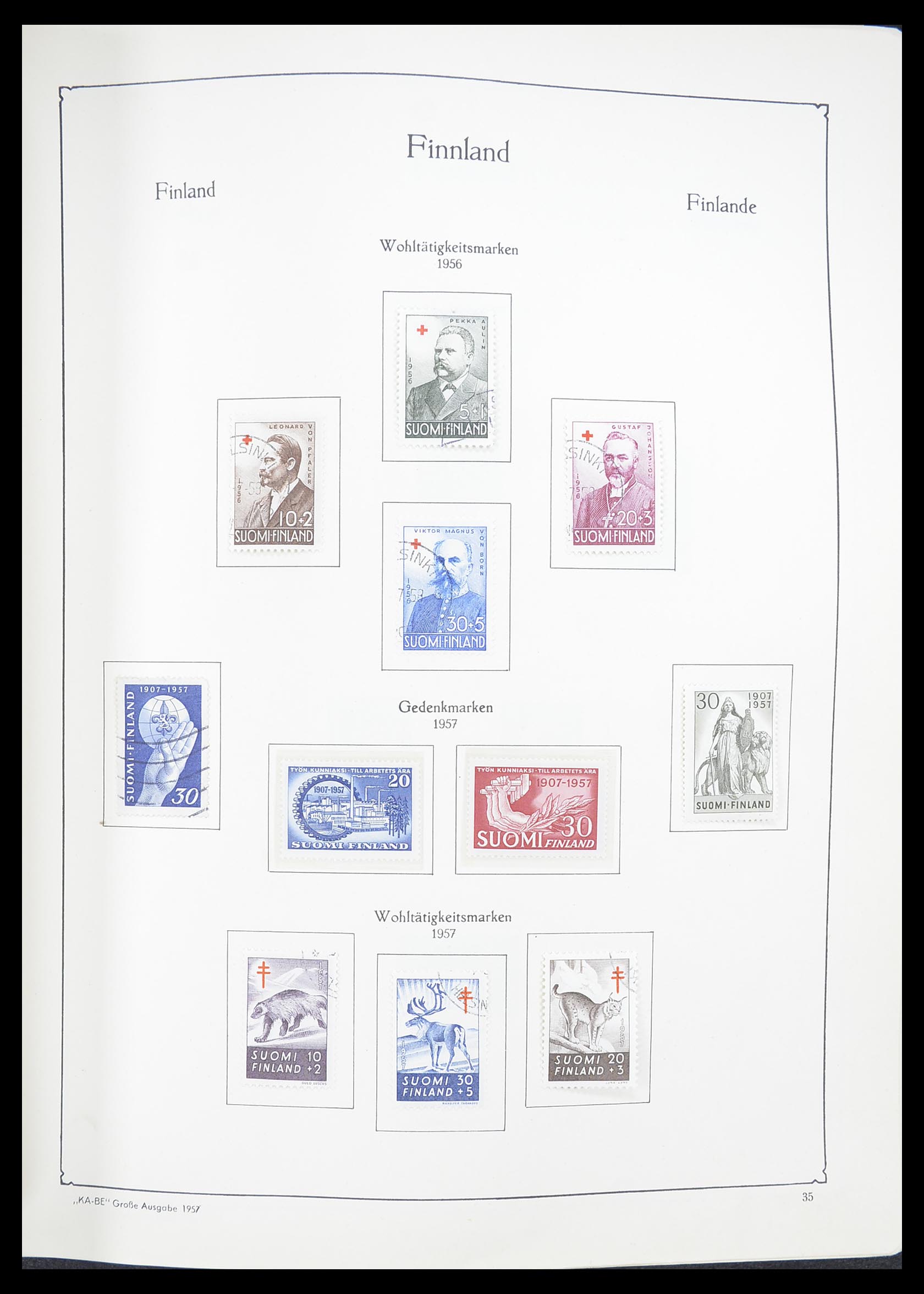 33379 034 - Postzegelverzameling 33379 Scandinavië 1856-1972.
