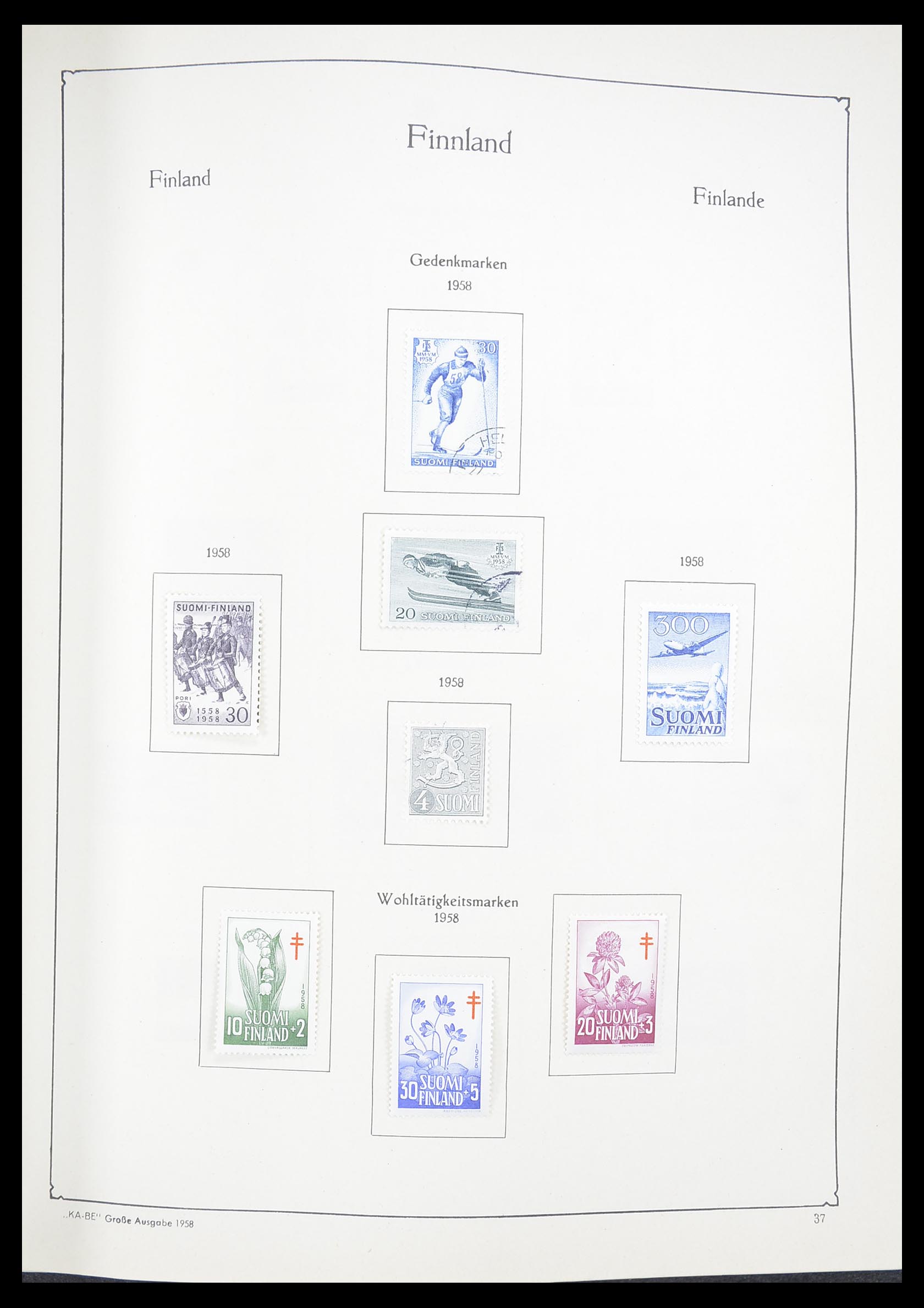 33379 036 - Postzegelverzameling 33379 Scandinavië 1856-1972.