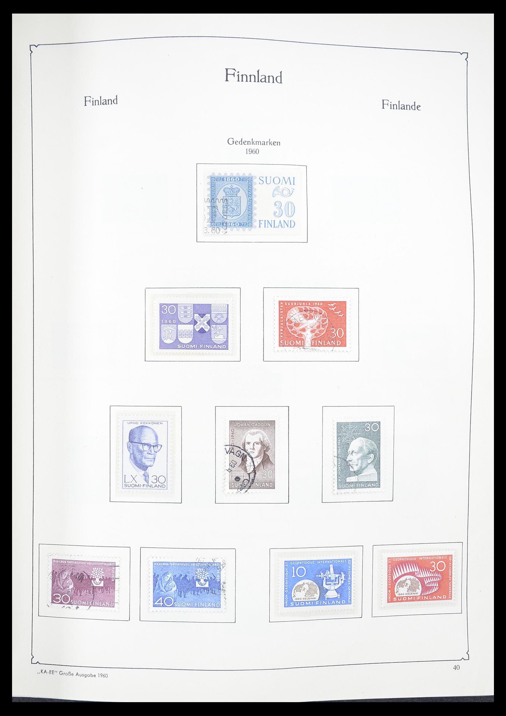 33379 039 - Postzegelverzameling 33379 Scandinavië 1856-1972.