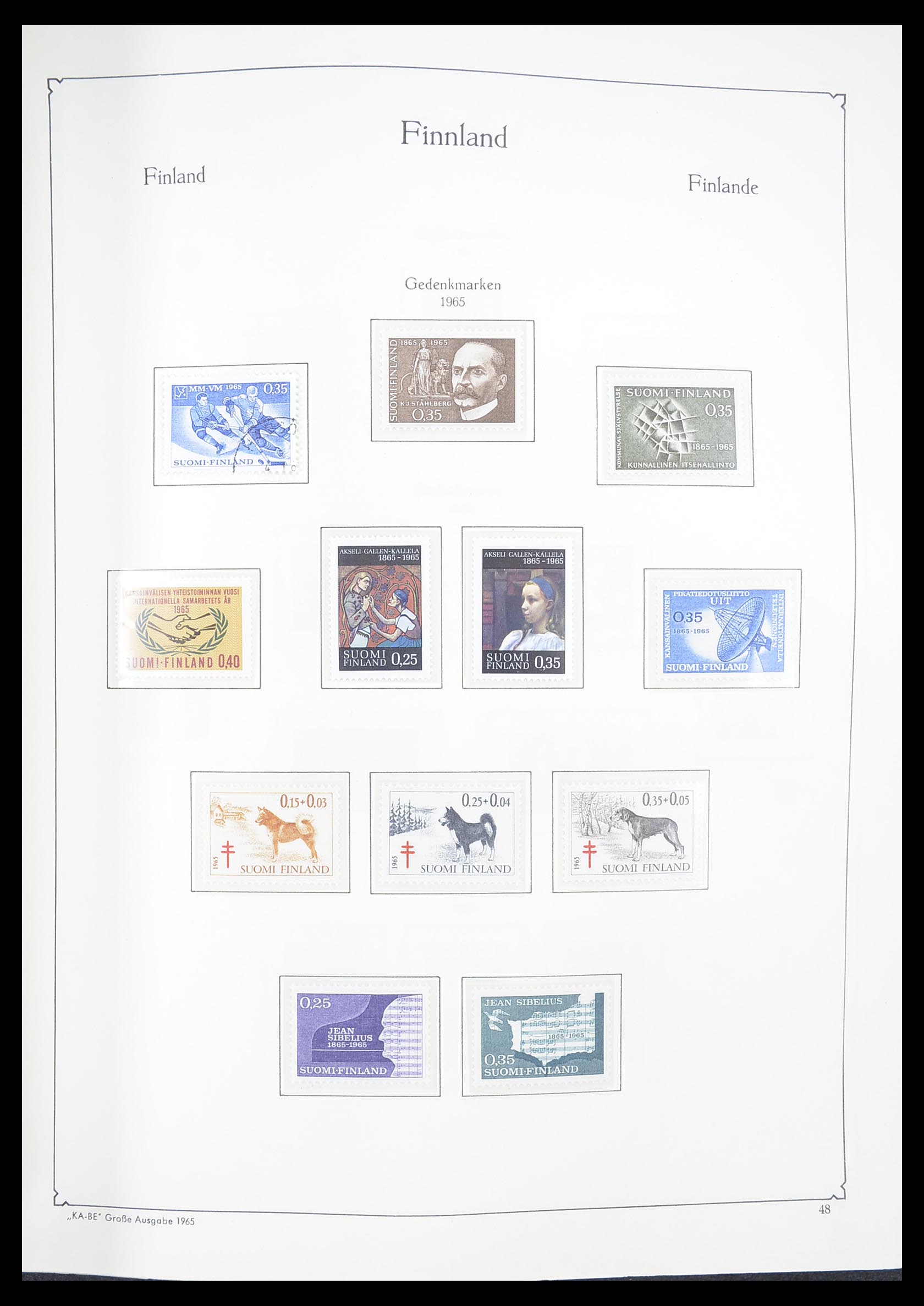 33379 048 - Stamp collection 33379 Scandinavia 1856-1972.