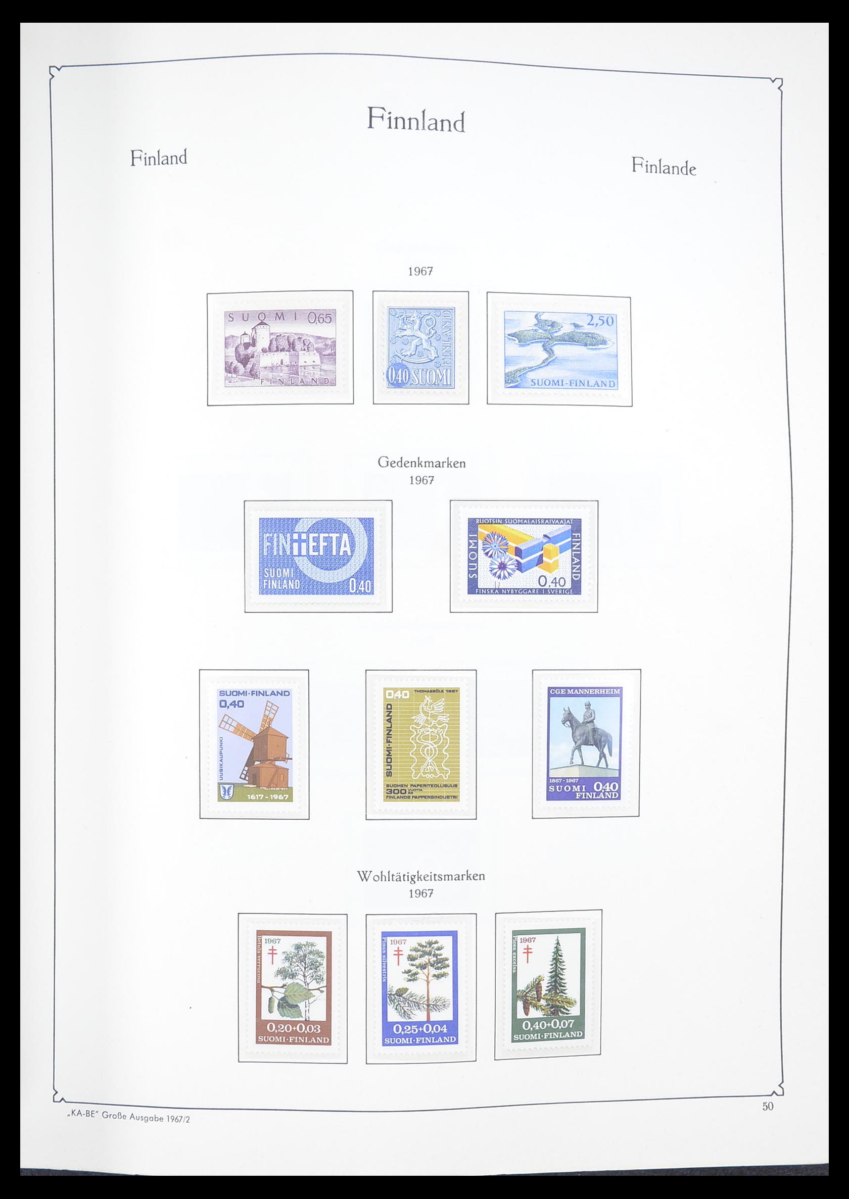 33379 050 - Postzegelverzameling 33379 Scandinavië 1856-1972.