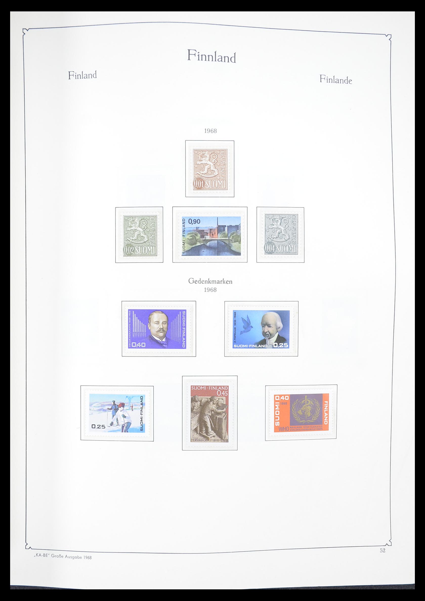 33379 052 - Postzegelverzameling 33379 Scandinavië 1856-1972.