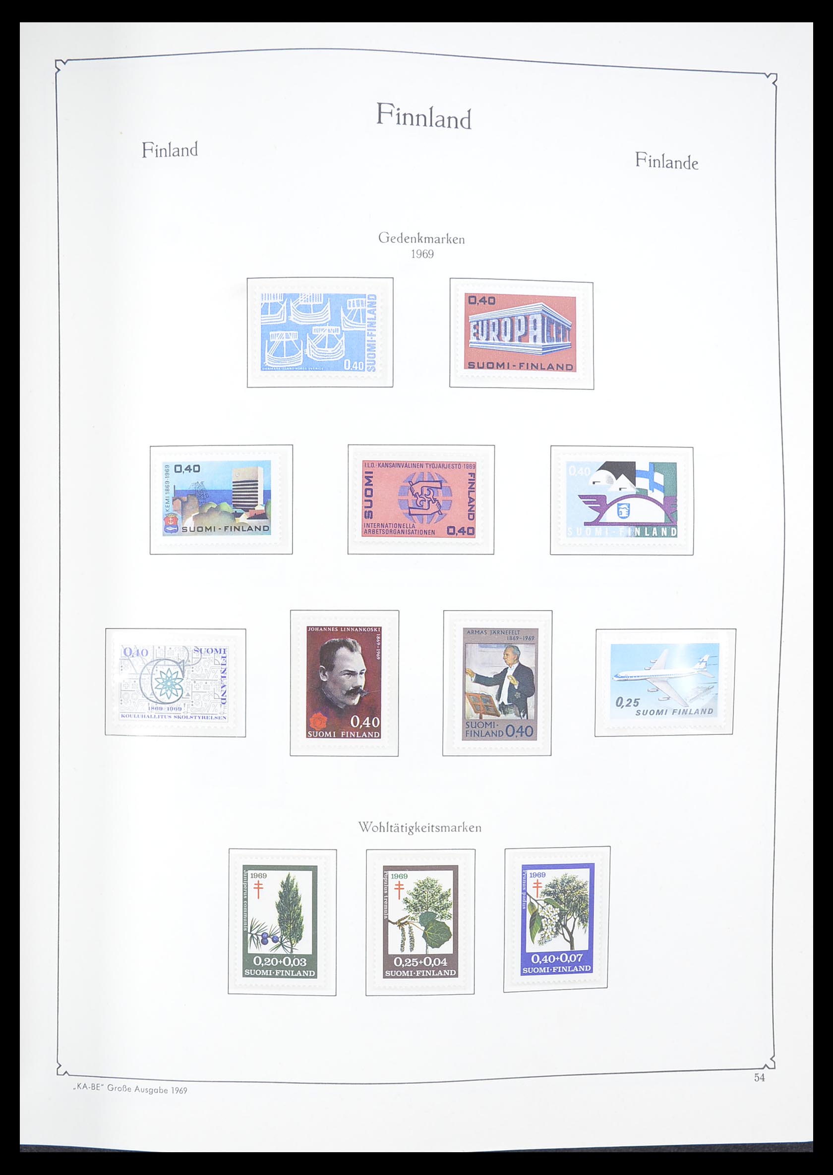 33379 054 - Postzegelverzameling 33379 Scandinavië 1856-1972.