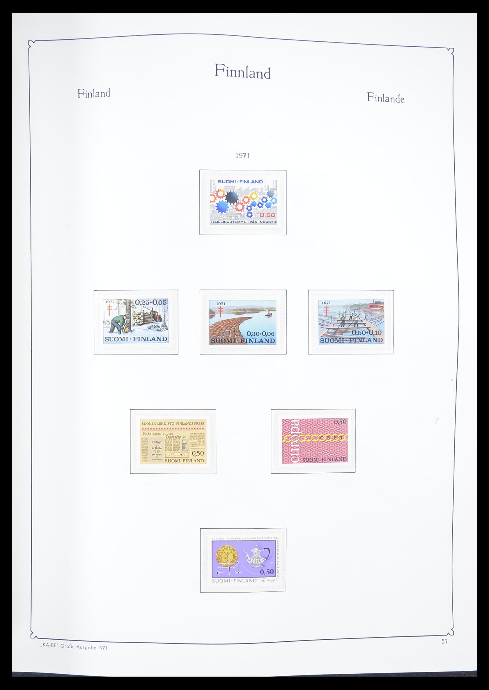33379 057 - Postzegelverzameling 33379 Scandinavië 1856-1972.