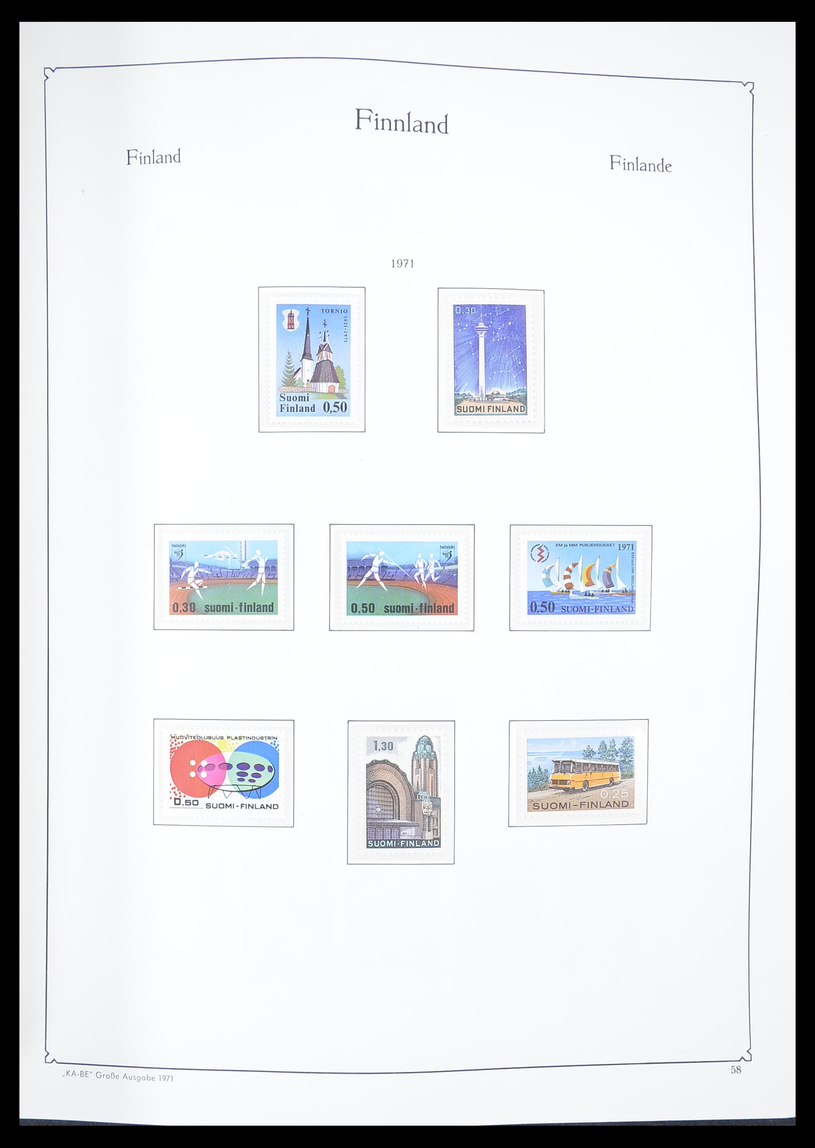 33379 058 - Postzegelverzameling 33379 Scandinavië 1856-1972.