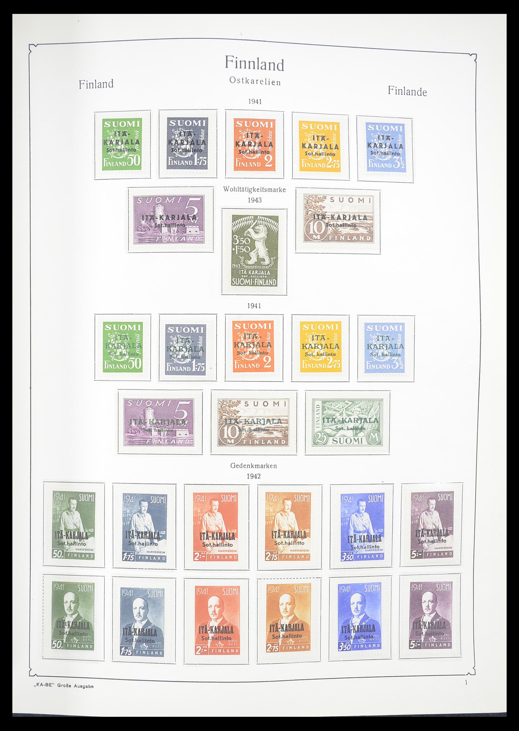 33379 060 - Postzegelverzameling 33379 Scandinavië 1856-1972.