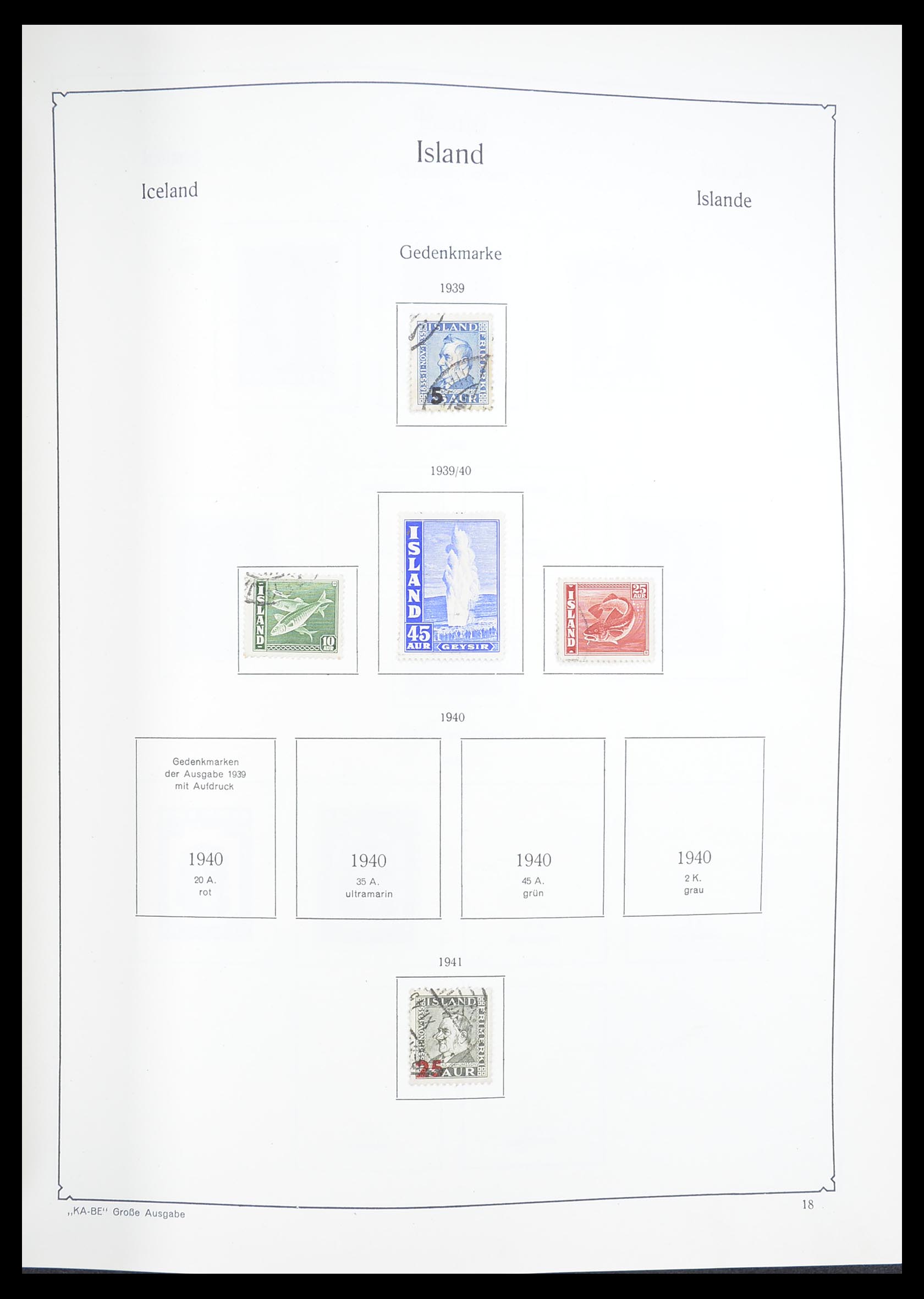 33379 074 - Postzegelverzameling 33379 Scandinavië 1856-1972.