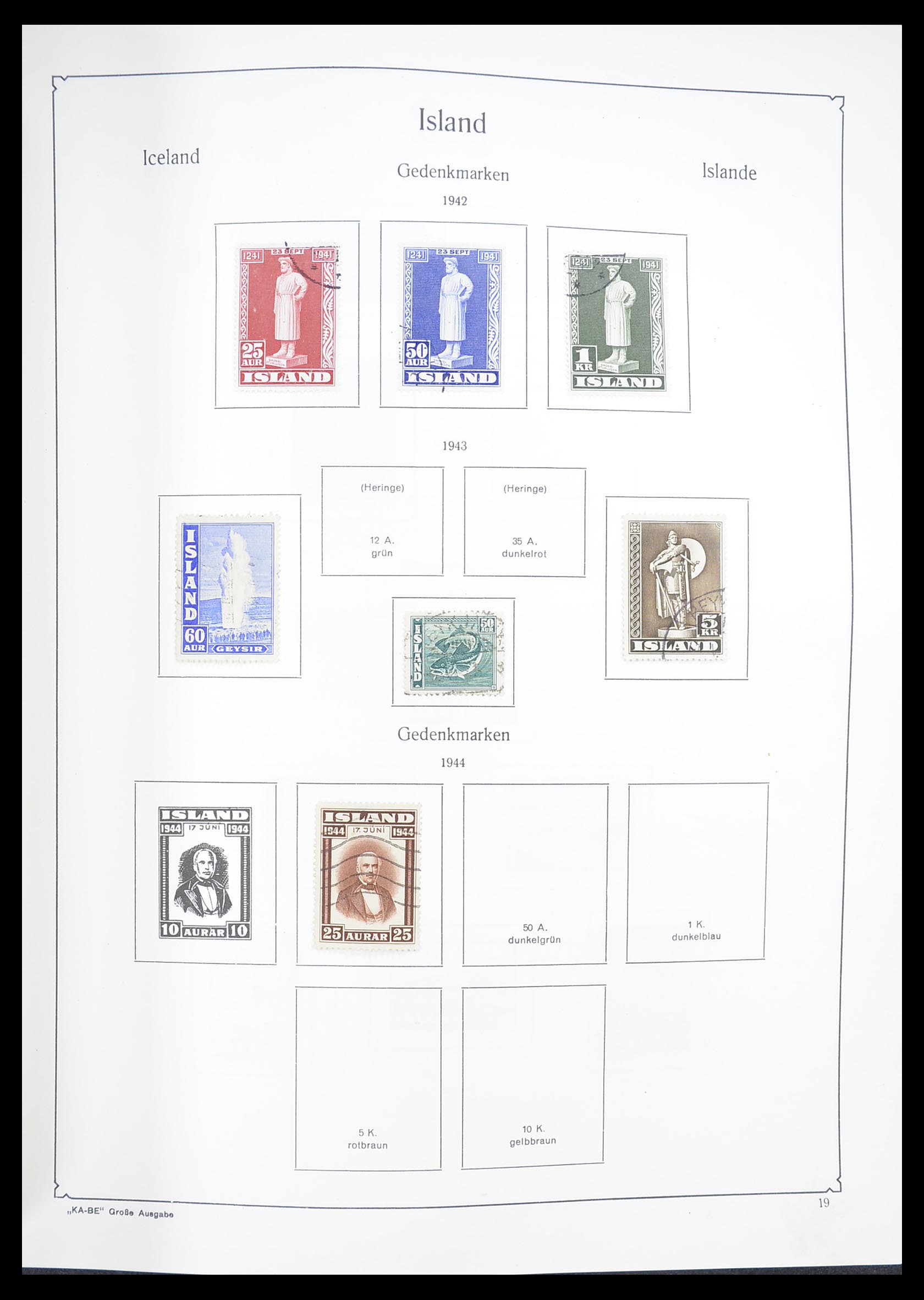33379 075 - Postzegelverzameling 33379 Scandinavië 1856-1972.