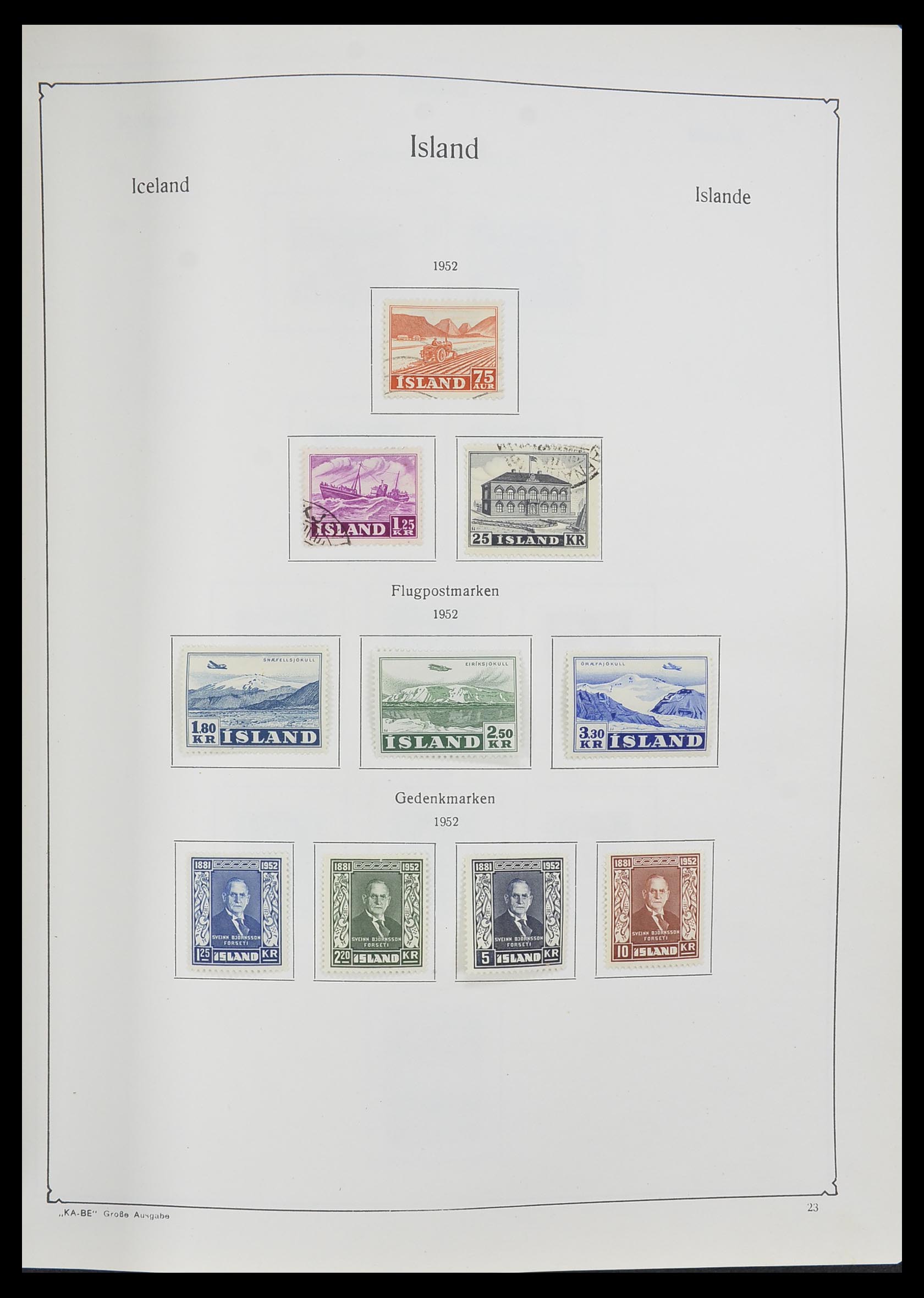 33379 079 - Postzegelverzameling 33379 Scandinavië 1856-1972.