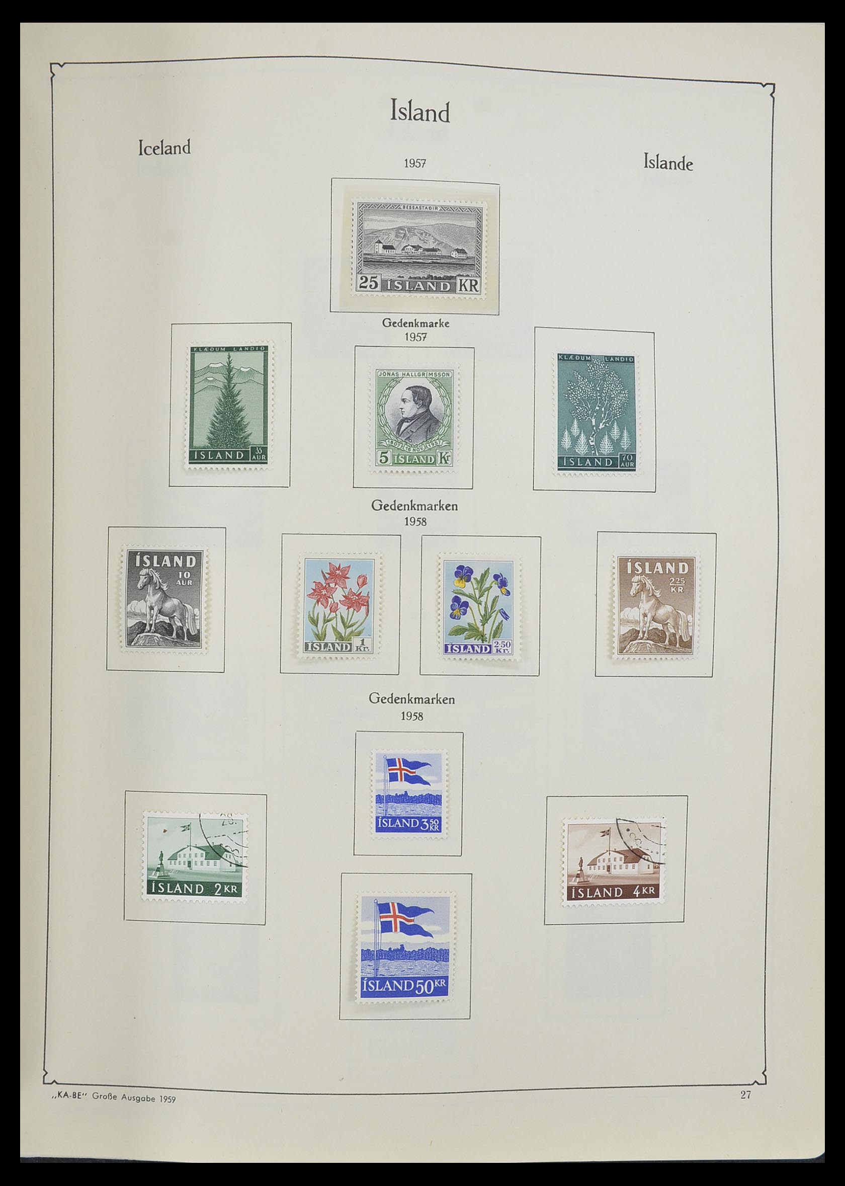 33379 083 - Stamp collection 33379 Scandinavia 1856-1972.