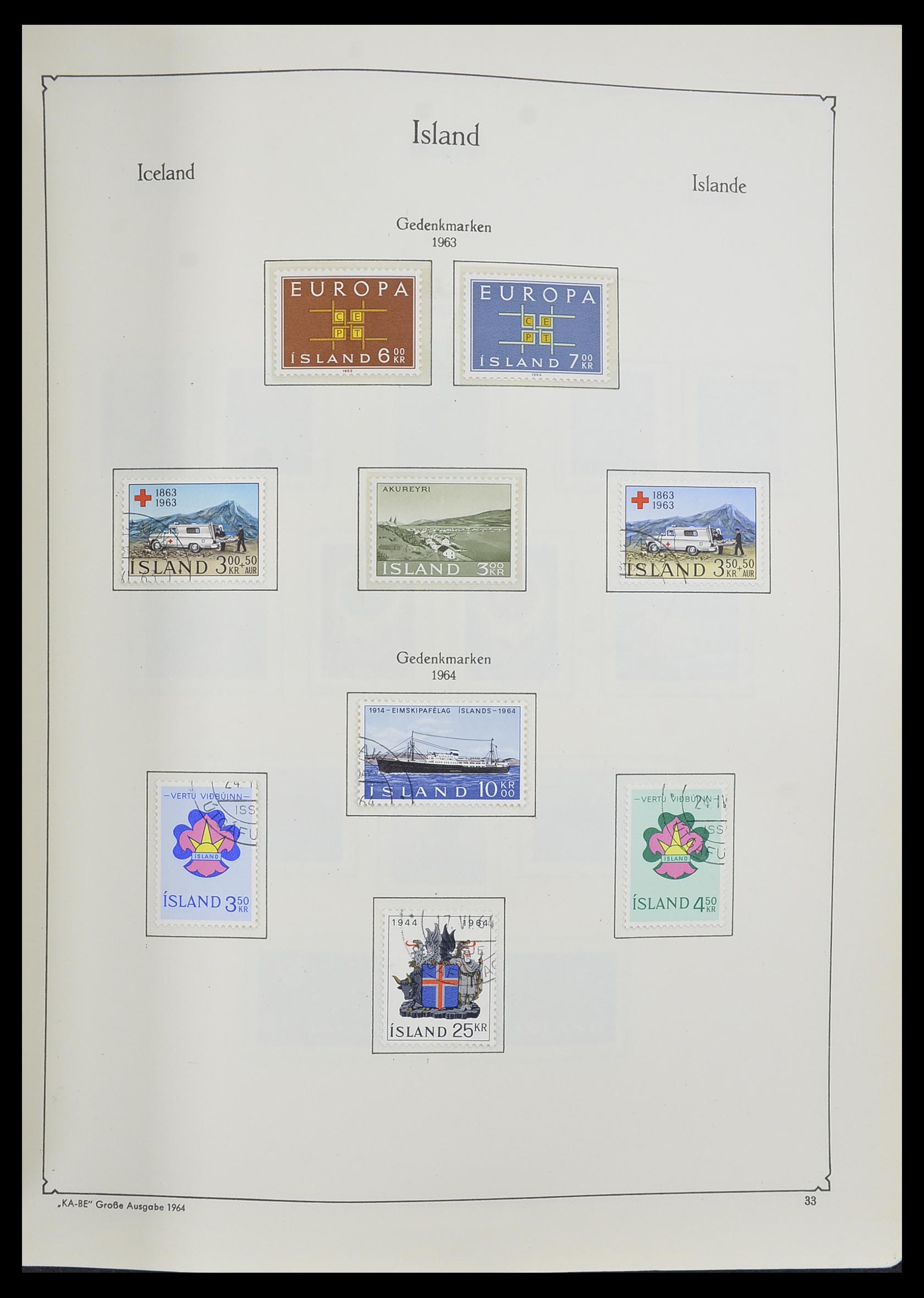 33379 089 - Stamp collection 33379 Scandinavia 1856-1972.