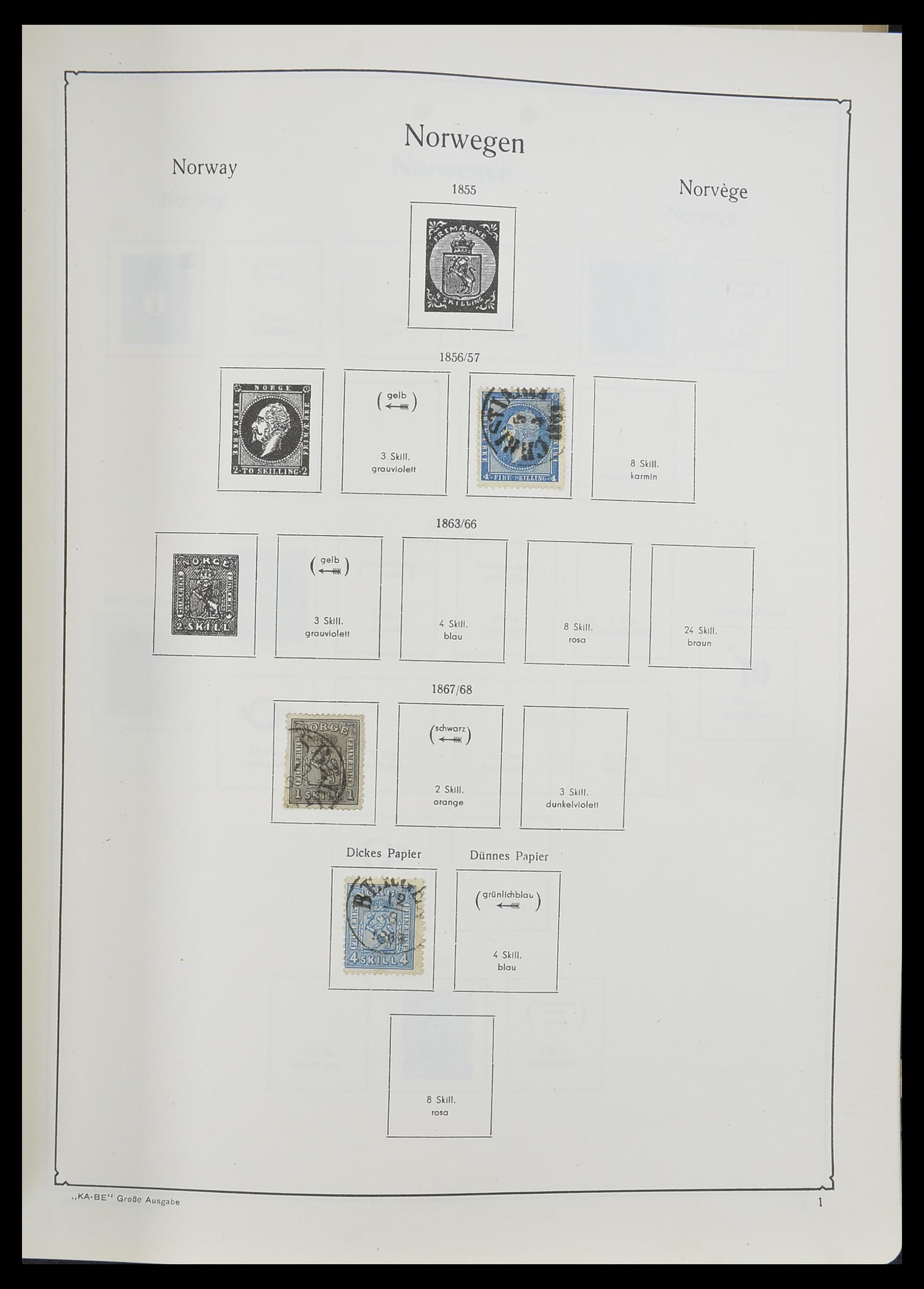 33379 099 - Stamp collection 33379 Scandinavia 1856-1972.