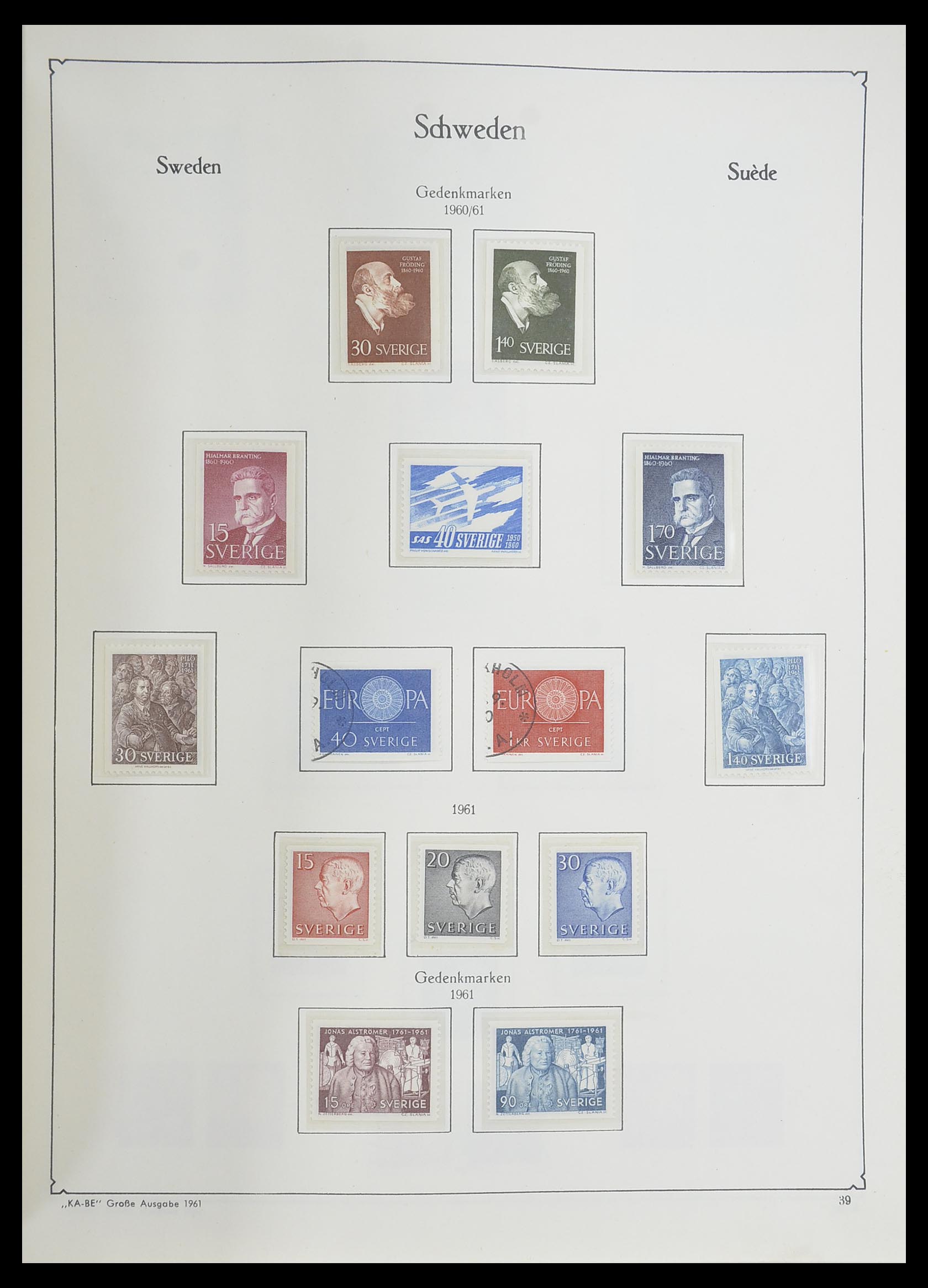 33379 201 - Postzegelverzameling 33379 Scandinavië 1856-1972.