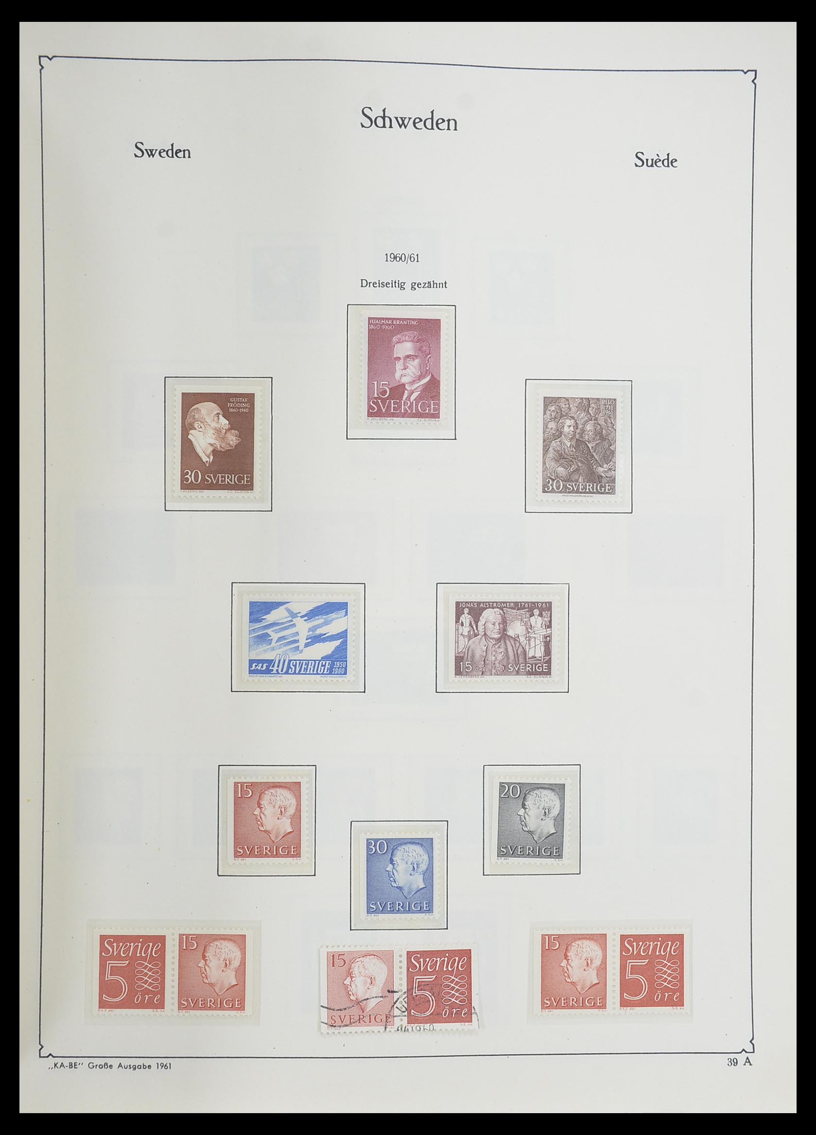 33379 202 - Postzegelverzameling 33379 Scandinavië 1856-1972.
