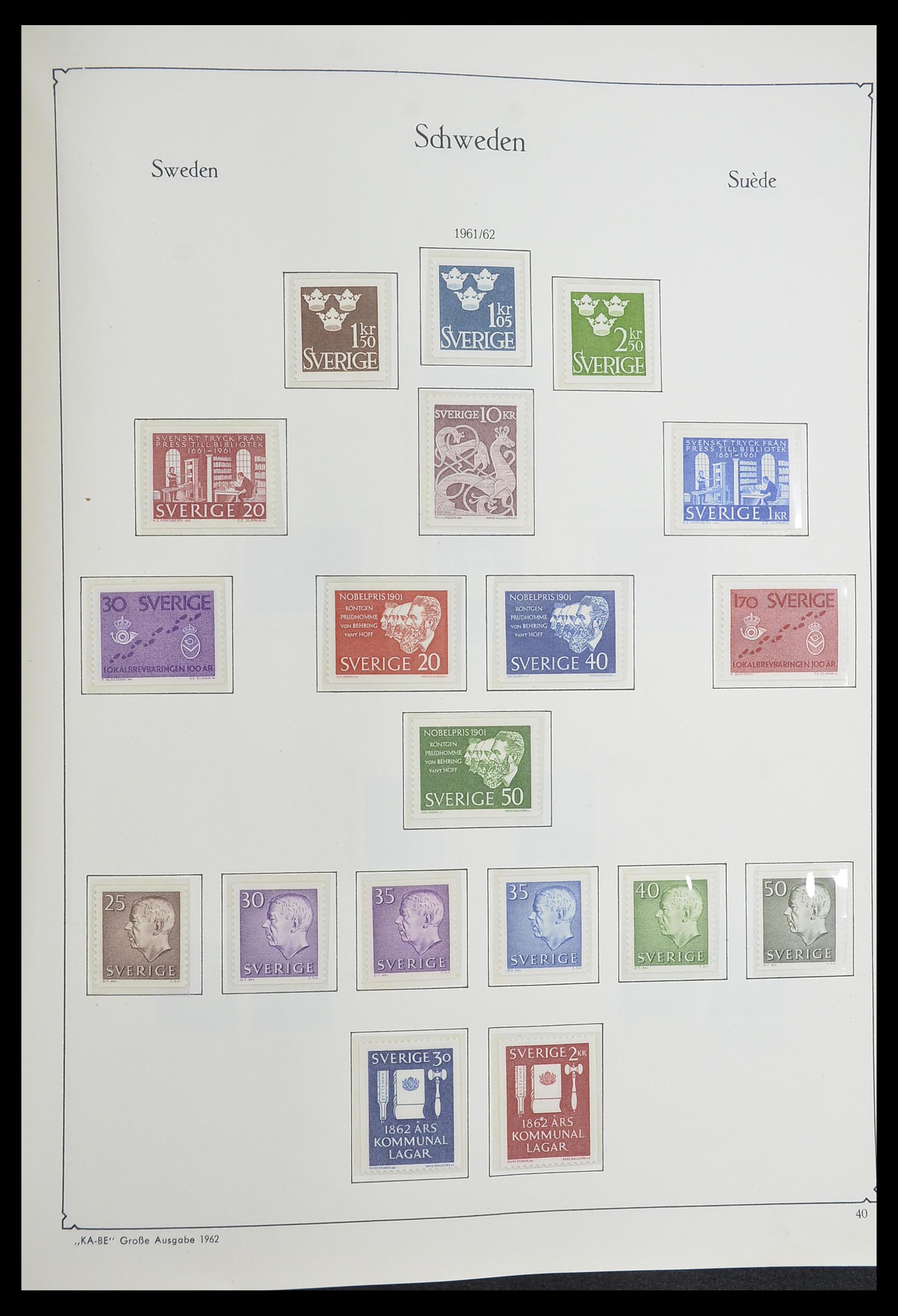 33379 204 - Postzegelverzameling 33379 Scandinavië 1856-1972.