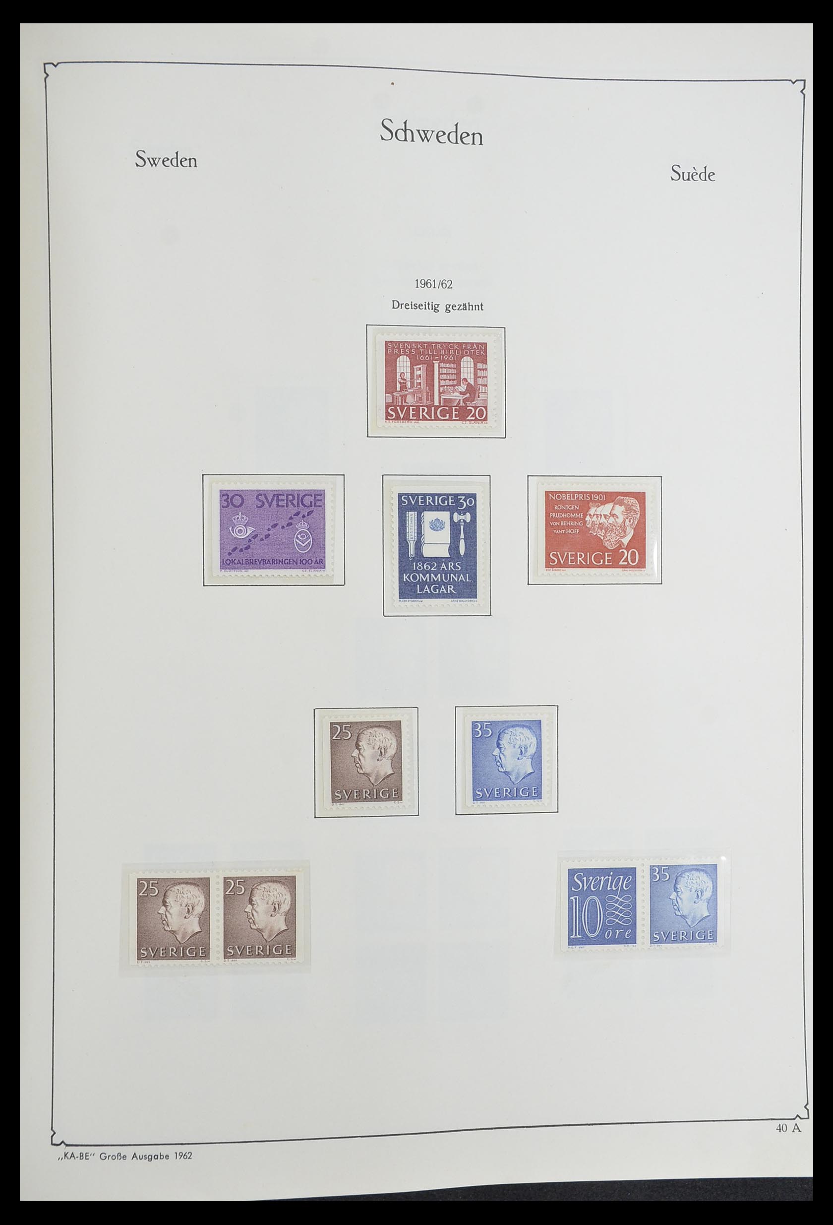 33379 205 - Postzegelverzameling 33379 Scandinavië 1856-1972.