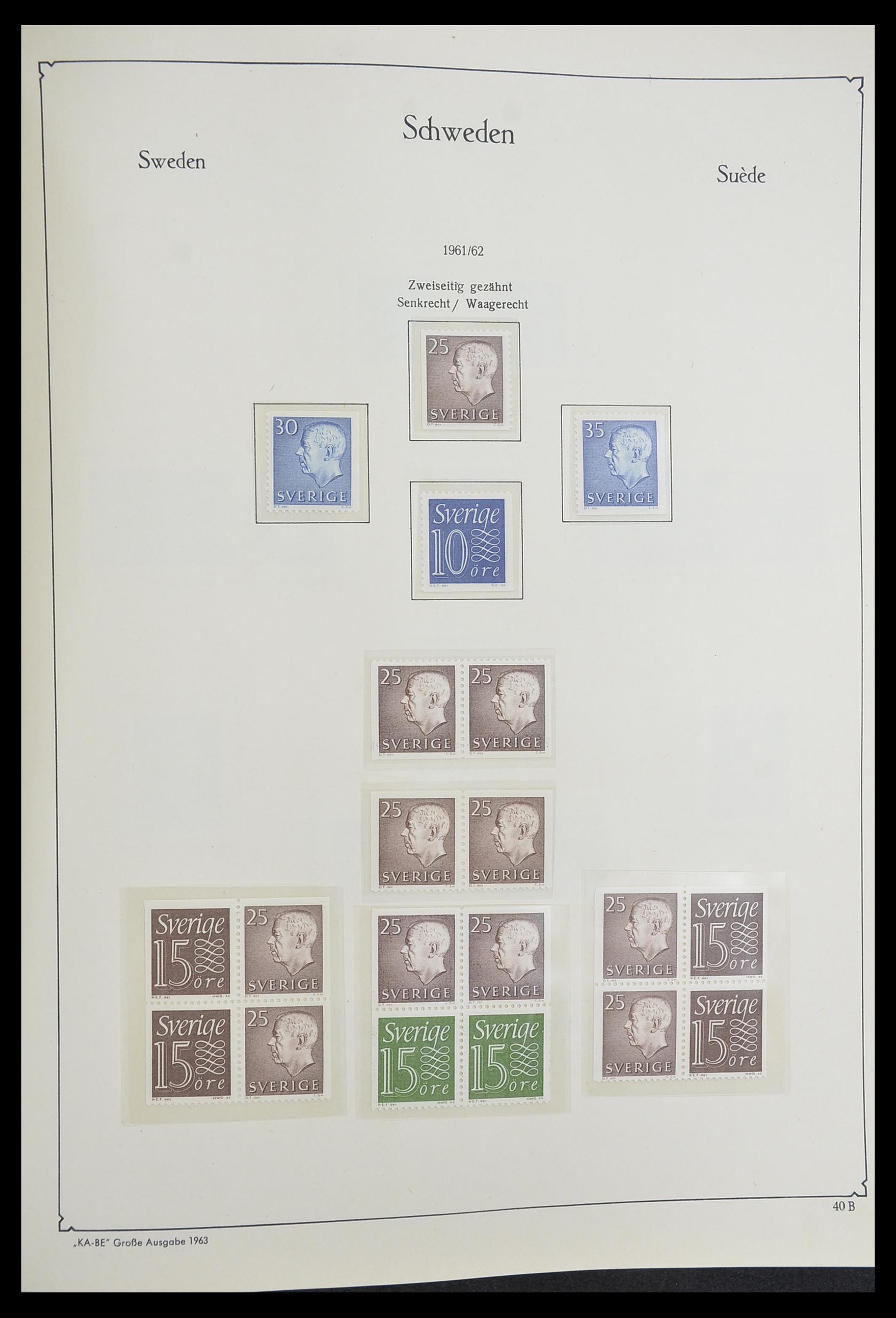 33379 206 - Postzegelverzameling 33379 Scandinavië 1856-1972.