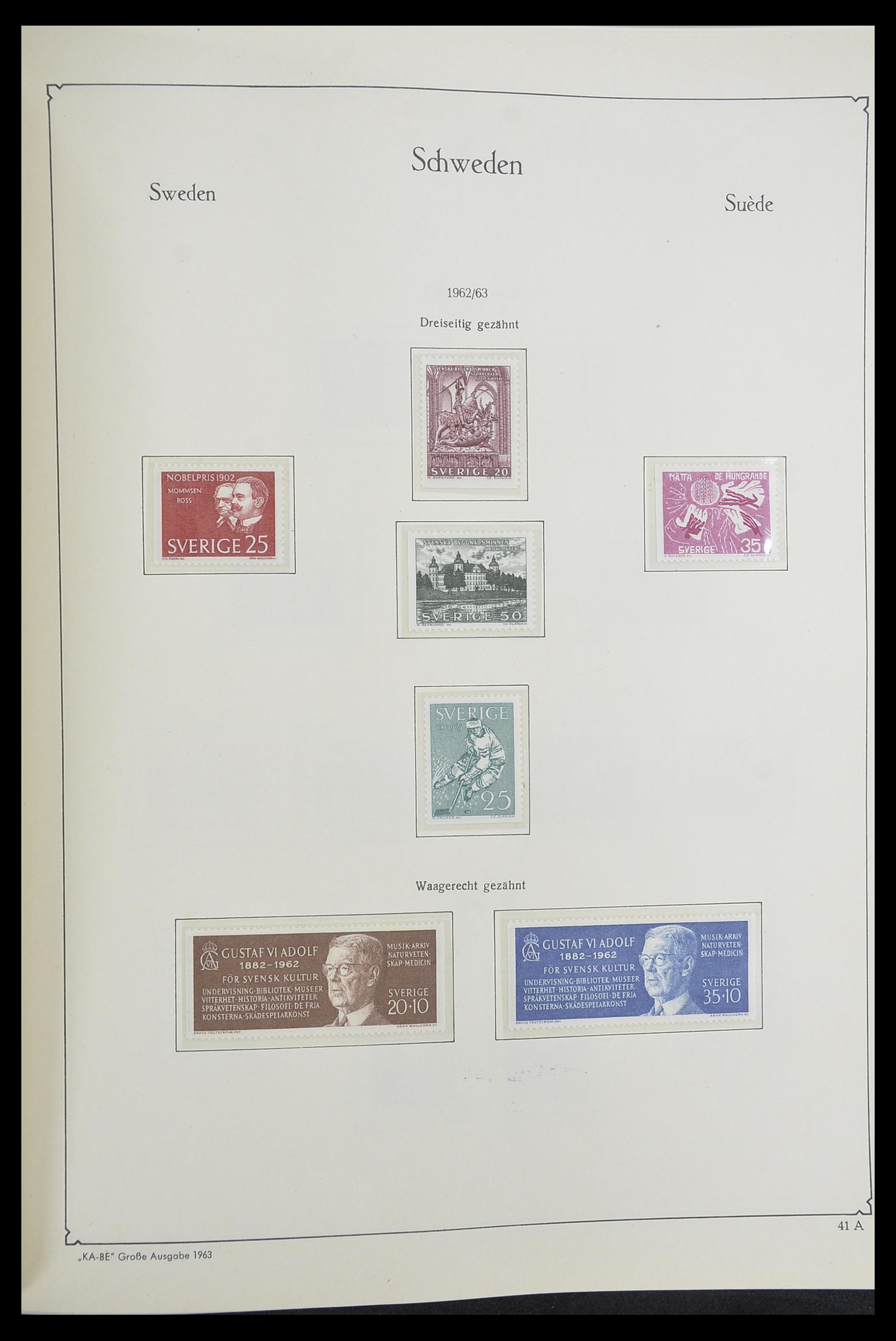 33379 208 - Postzegelverzameling 33379 Scandinavië 1856-1972.