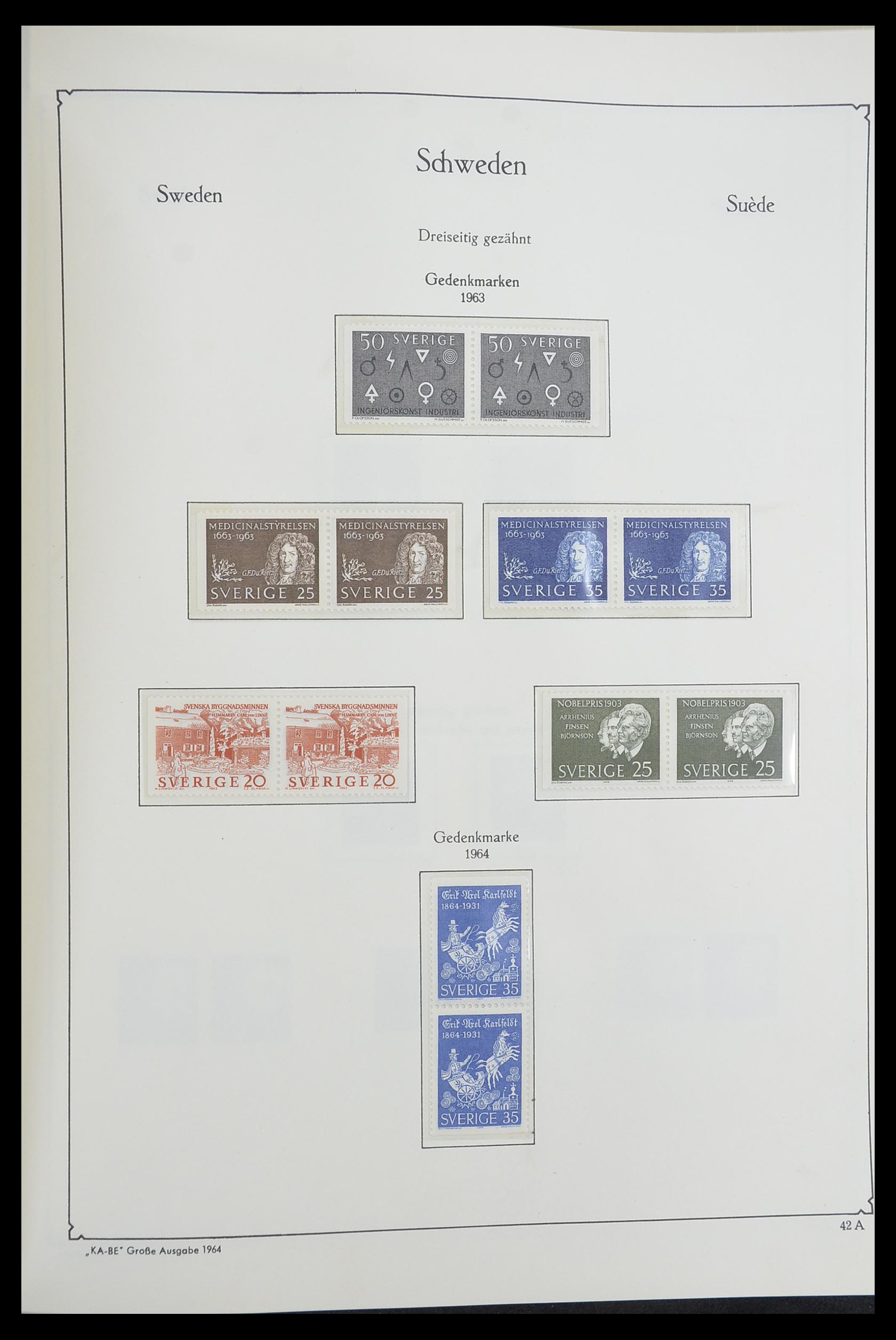 33379 210 - Stamp collection 33379 Scandinavia 1856-1972.